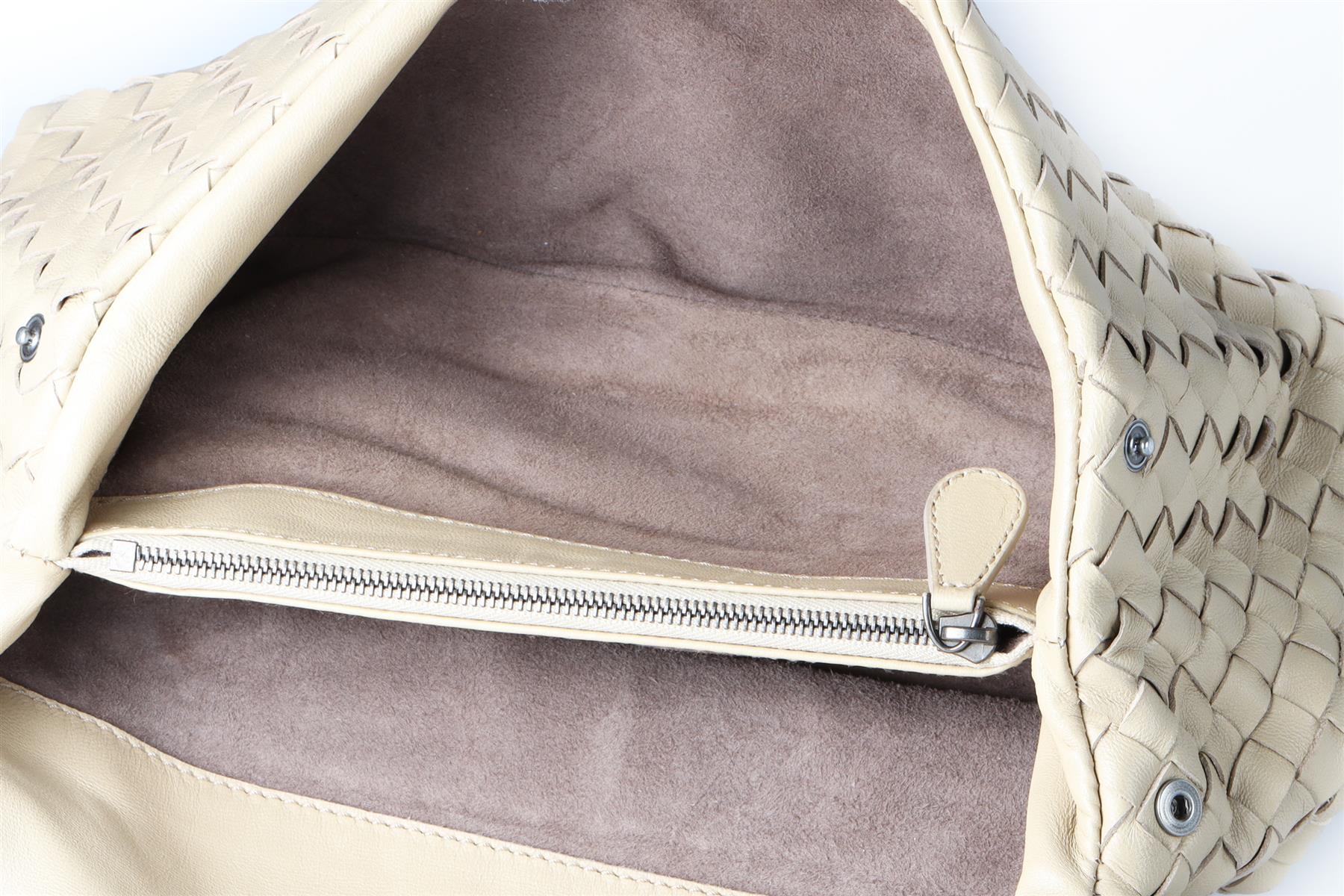 BOTTEGA VENETA BEIGE INTRECCIATO LEATHER CLUTCH - Image 10