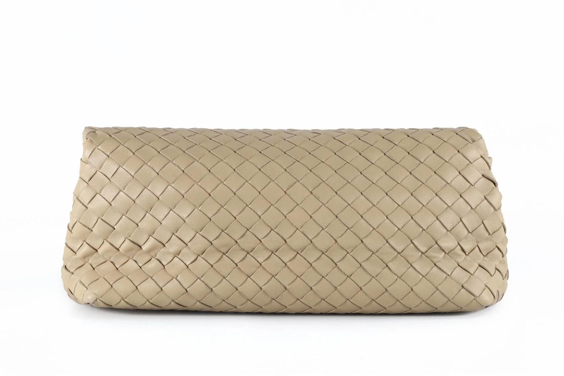BOTTEGA VENETA BEIGE INTRECCIATO LEATHER CLUTCH - Image 6