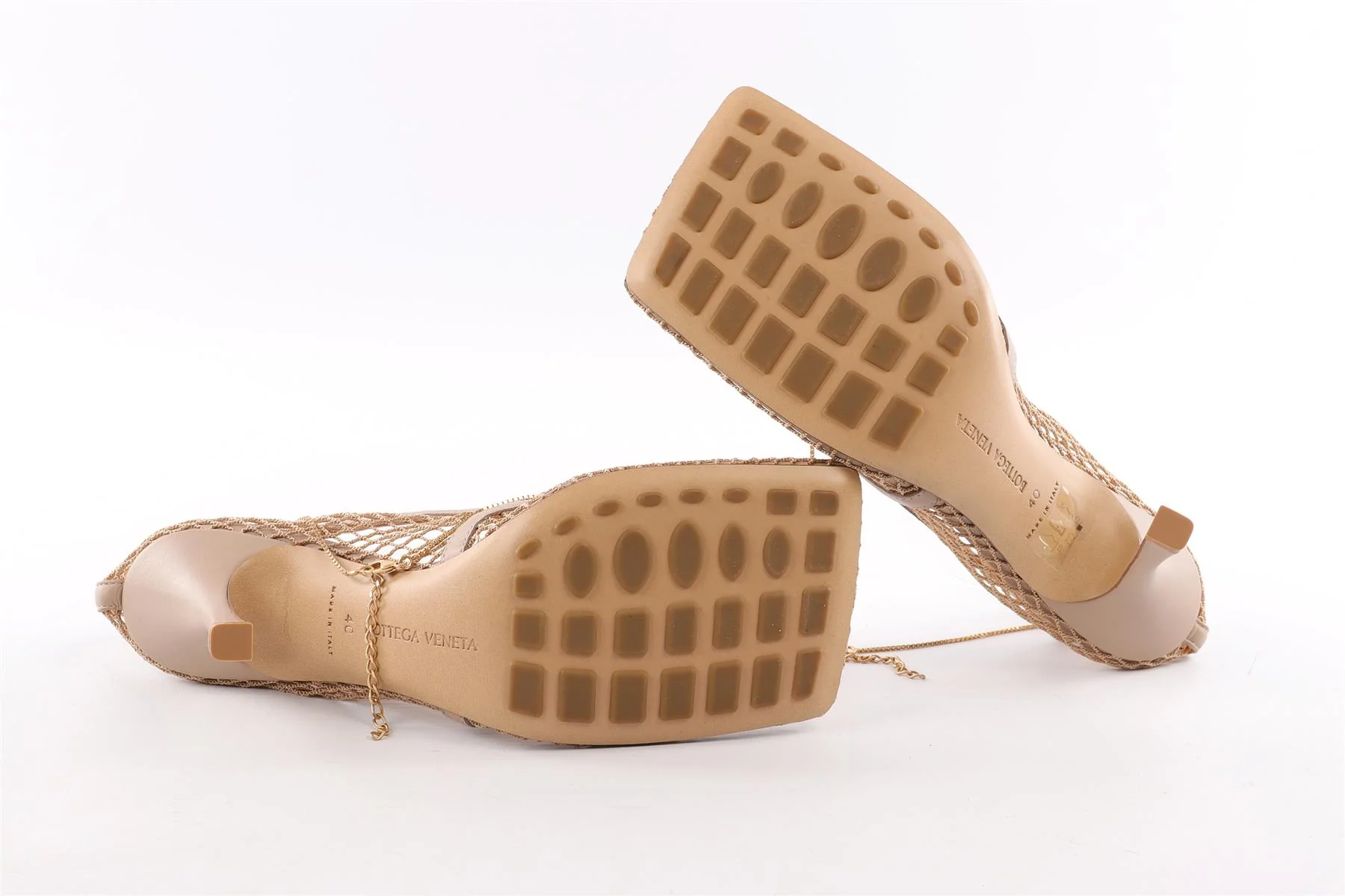 BOTTEGA VENETA BEIGE MESH PUMPS EU 40 UK 7 US 10 - Image 6