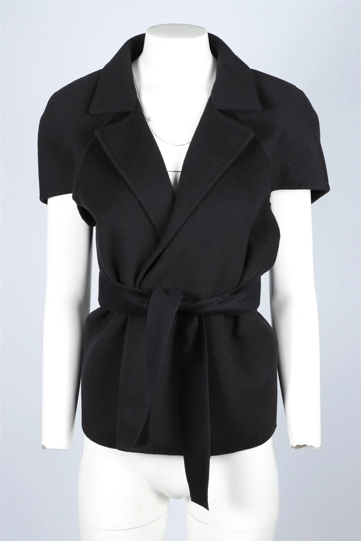 BOTTEGA VENETA BLACK CASHMERE JACKET IT 38 UK 6 - Image 2