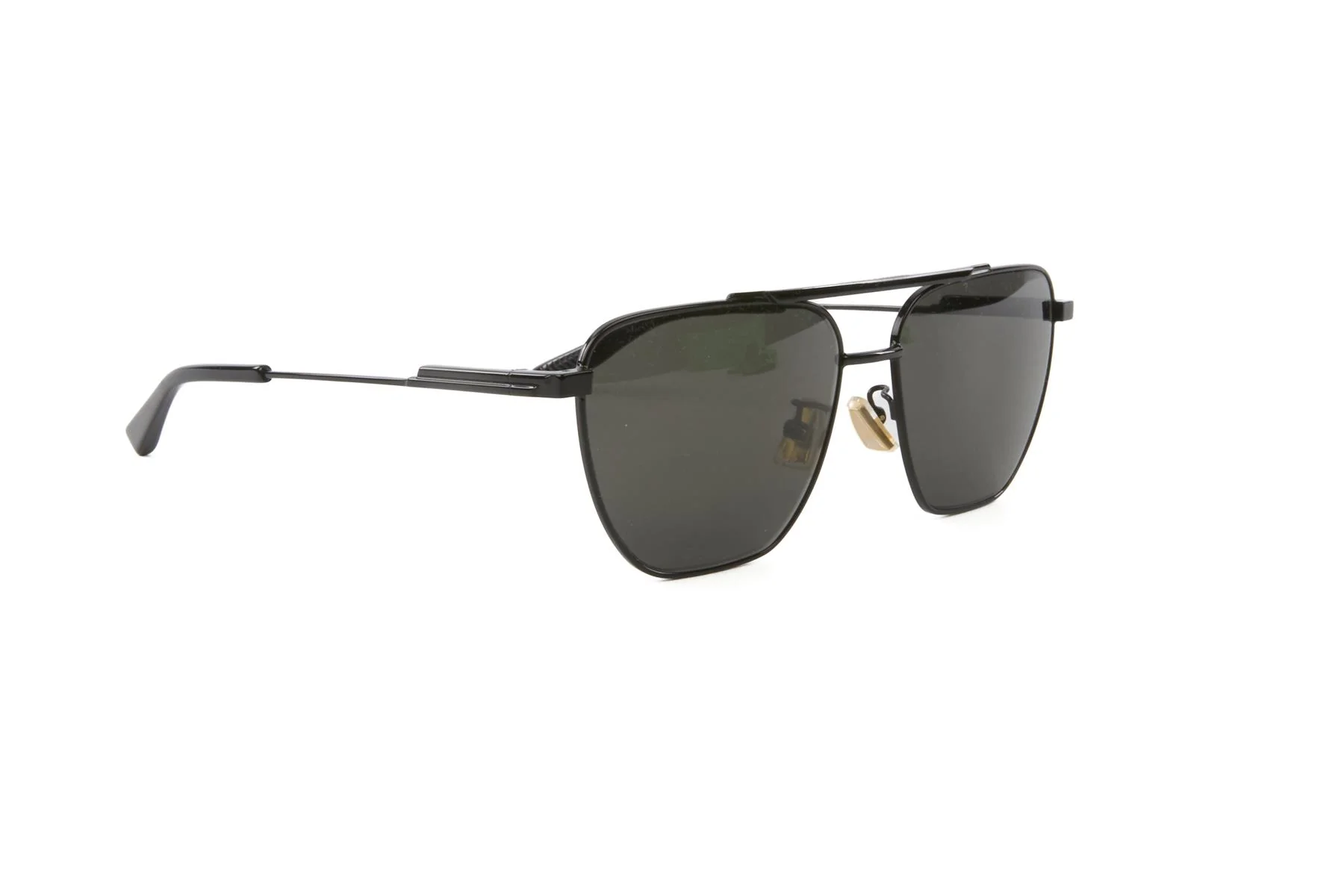 BOTTEGA VENETA BLACK D FRAME METAL SUNGLASSES - Image 2