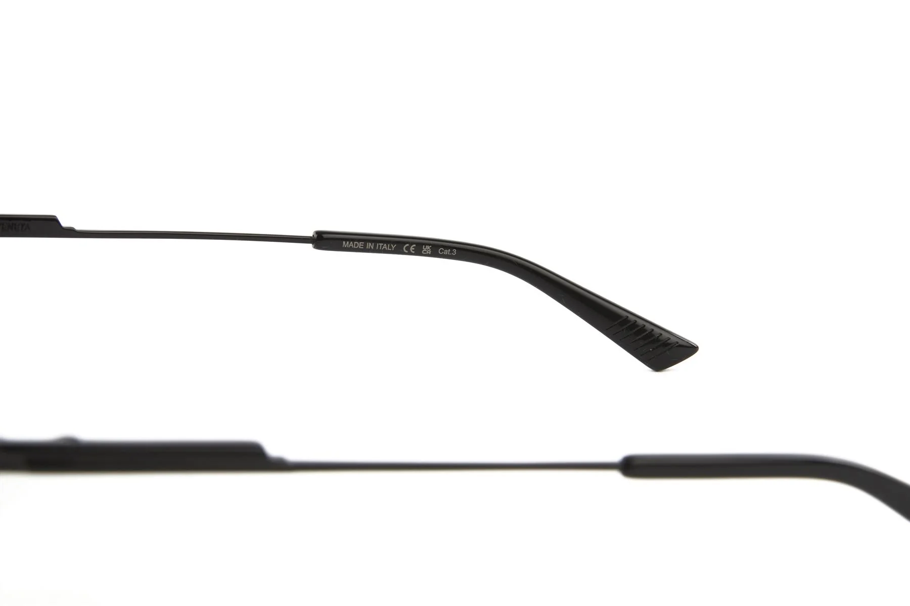 BOTTEGA VENETA BLACK D FRAME METAL SUNGLASSES - Image 7