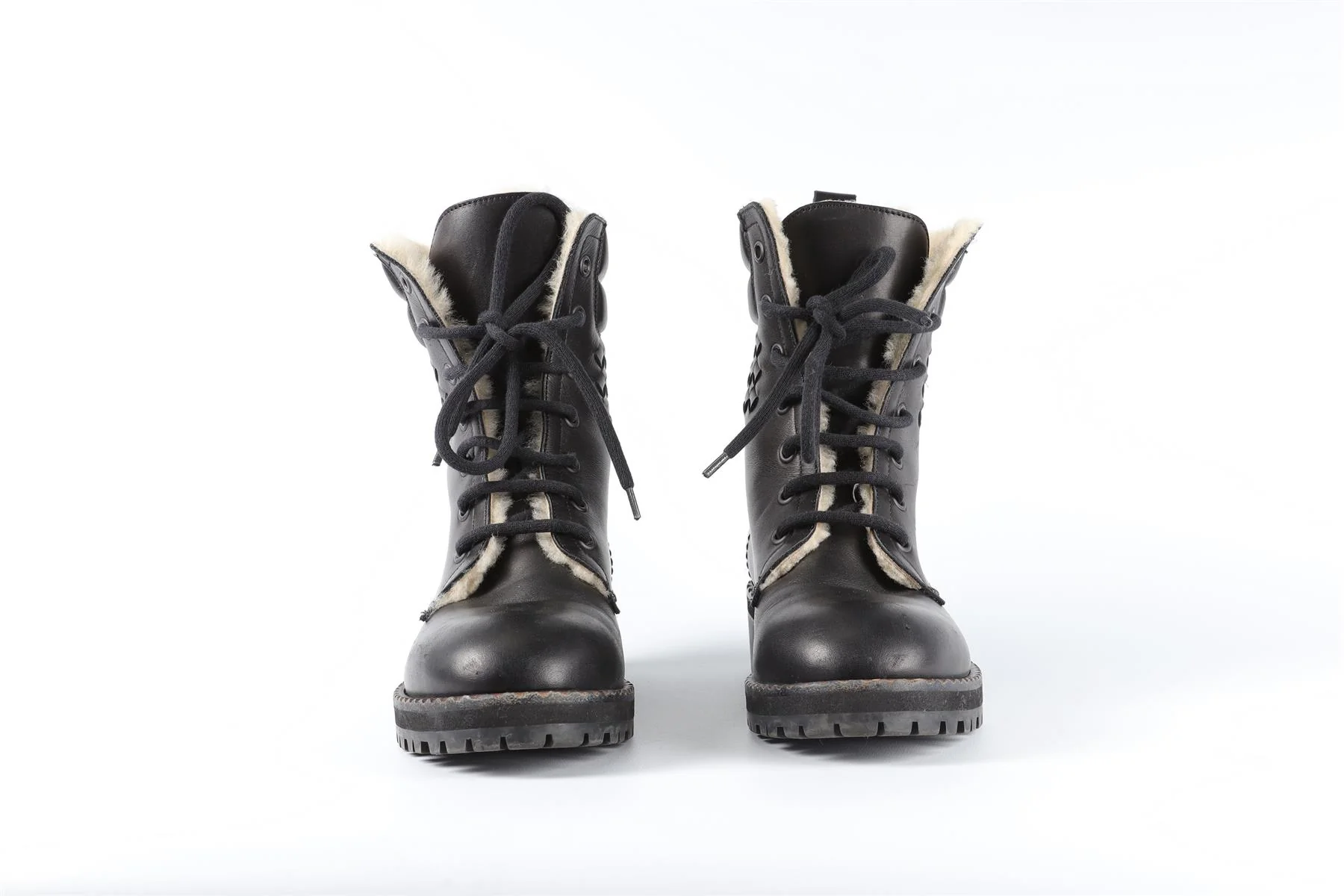 BOTTEGA VENETA BLACK LEATHER ANKLE BOOTS EU 36.5 UK 3.5 US 6.5 - Image 3