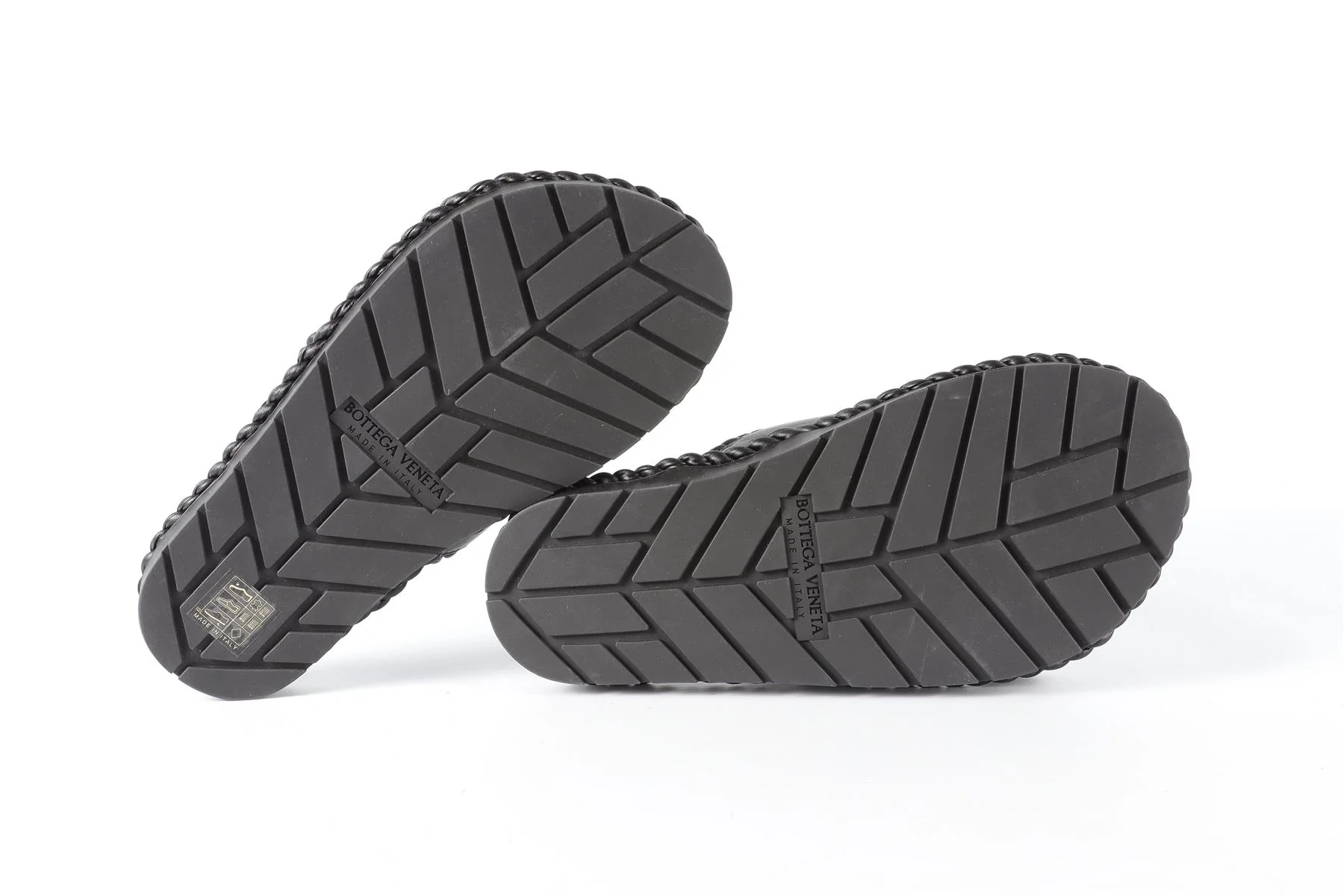 BOTTEGA VENETA BLACK LEATHER SANDALS EU 38 UK 5 US 8 - Image 6