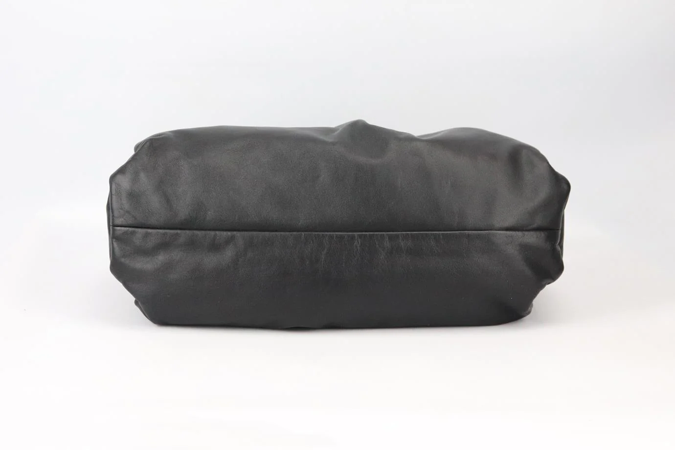 BOTTEGA VENETA BLACK LEATHER SHOULDER POUCH BAG - Image 6
