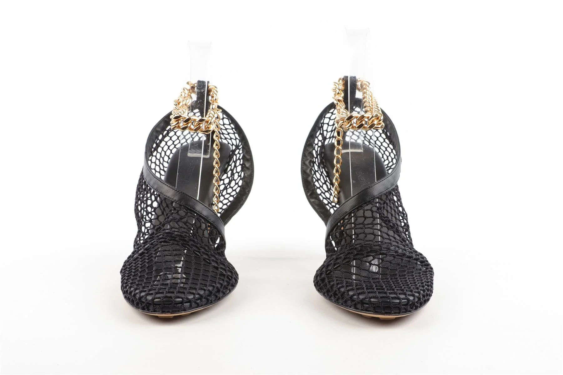 BOTTEGA VENETA BLACK MESH PUMPS EU 37 UK 4 US 7 - Image 3
