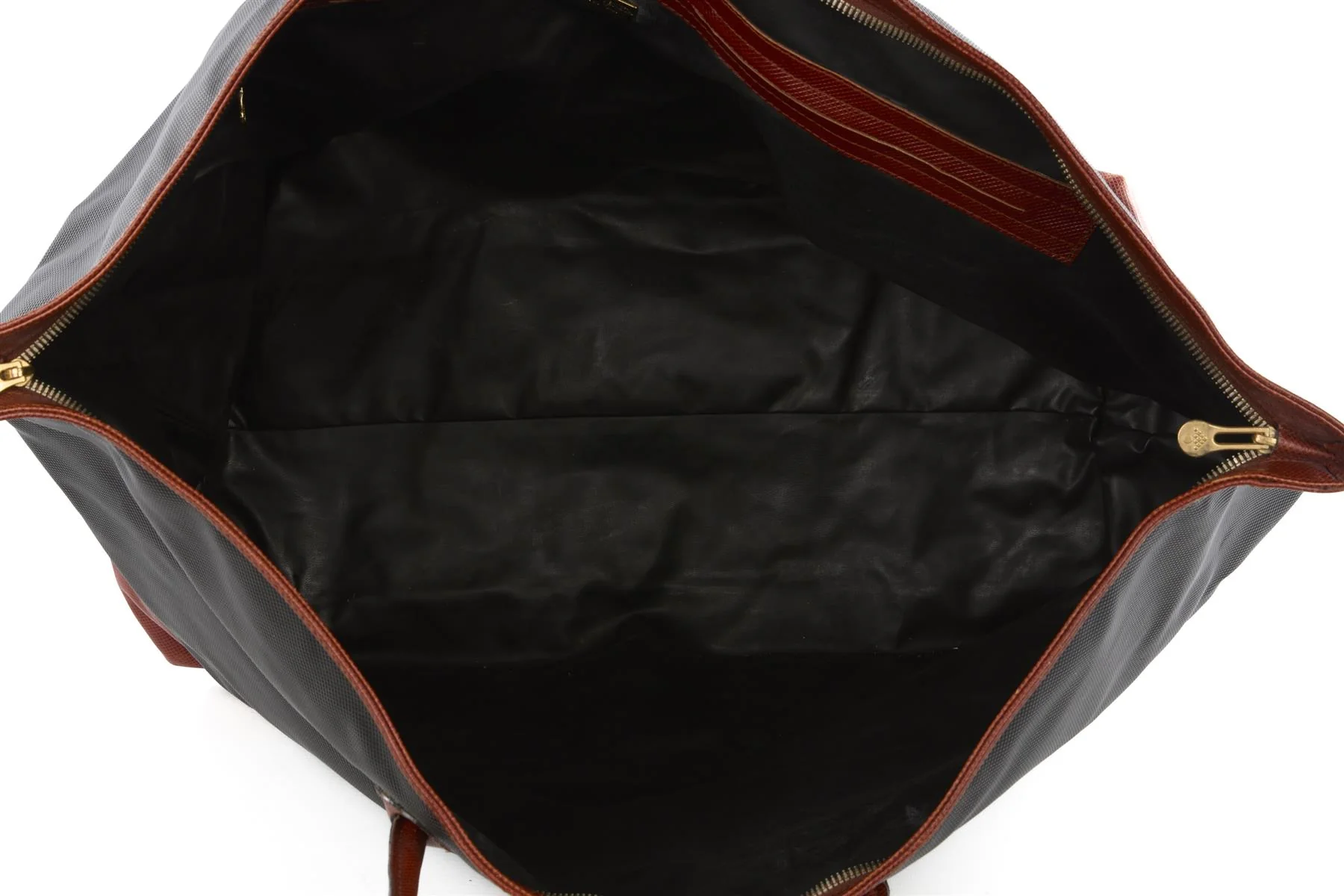 BOTTEGA VENETA BLACK VINTAGE MARCO POLO LEATHER TOTE BAG - Image 9