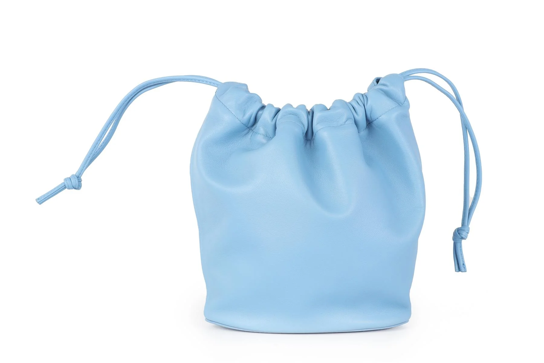 BOTTEGA VENETA BLUE ARCO SMALL RAFFIA TOTE BAG - Image 10