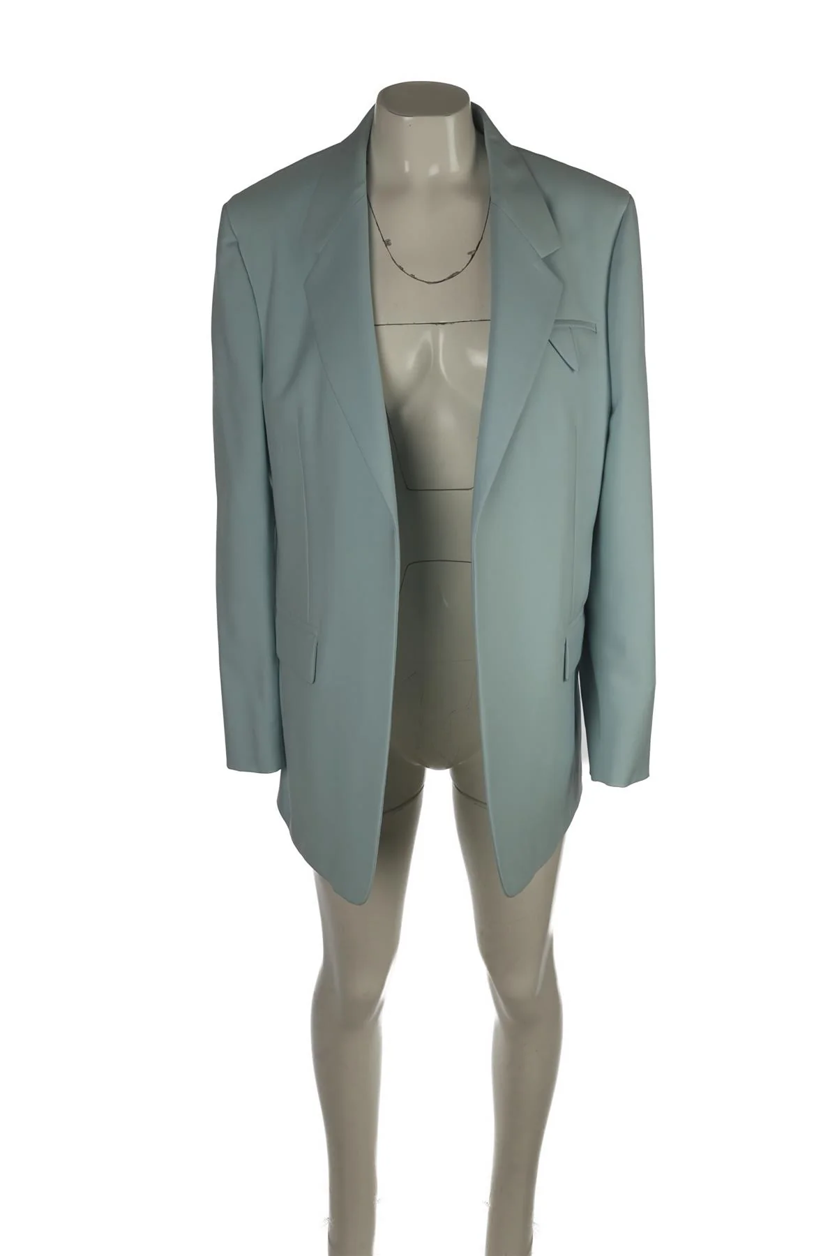 BOTTEGA VENETA BLUE WOOL BLAZER IT 44 UK 12 - Image 2