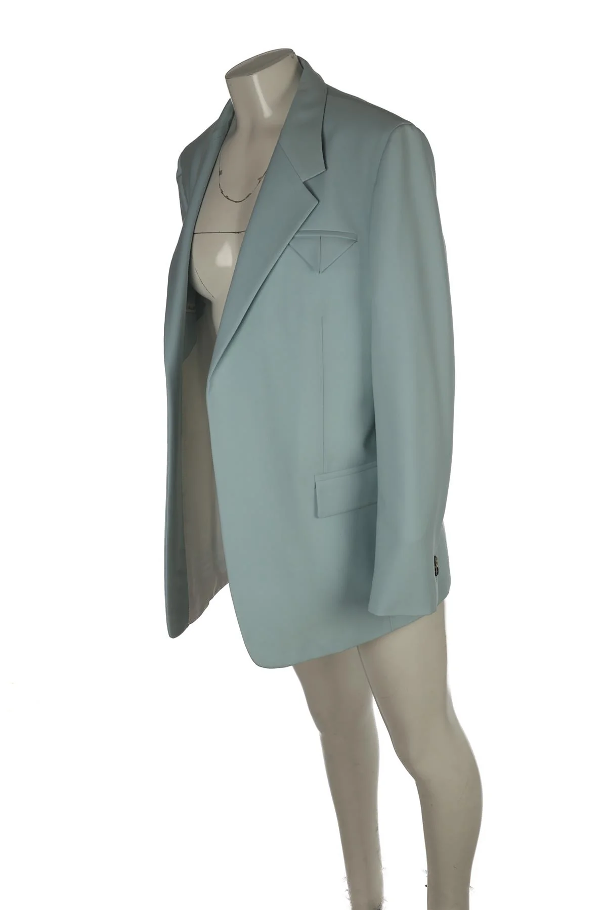BOTTEGA VENETA BLUE WOOL BLAZER IT 44 UK 12 - Image 3