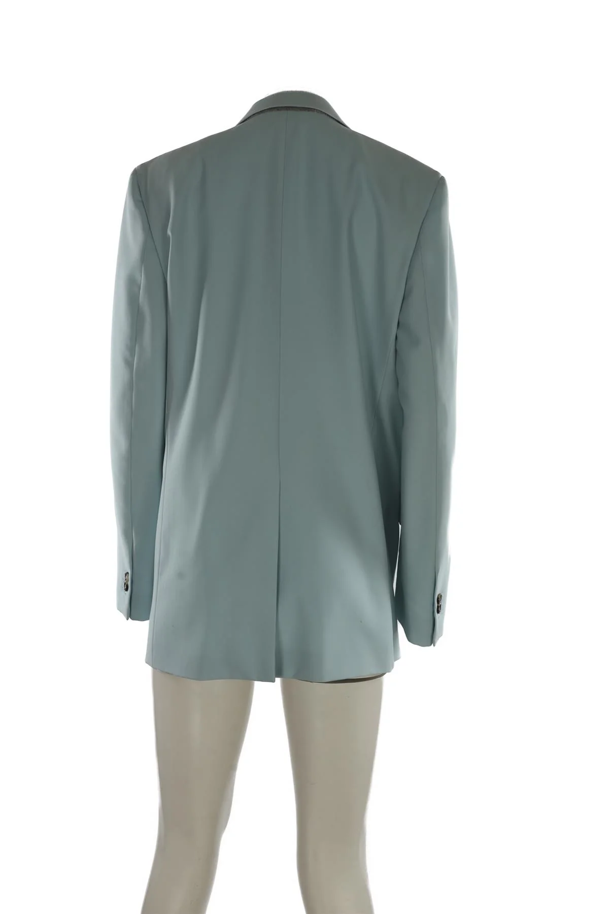 BOTTEGA VENETA BLUE WOOL BLAZER IT 44 UK 12 - Image 4