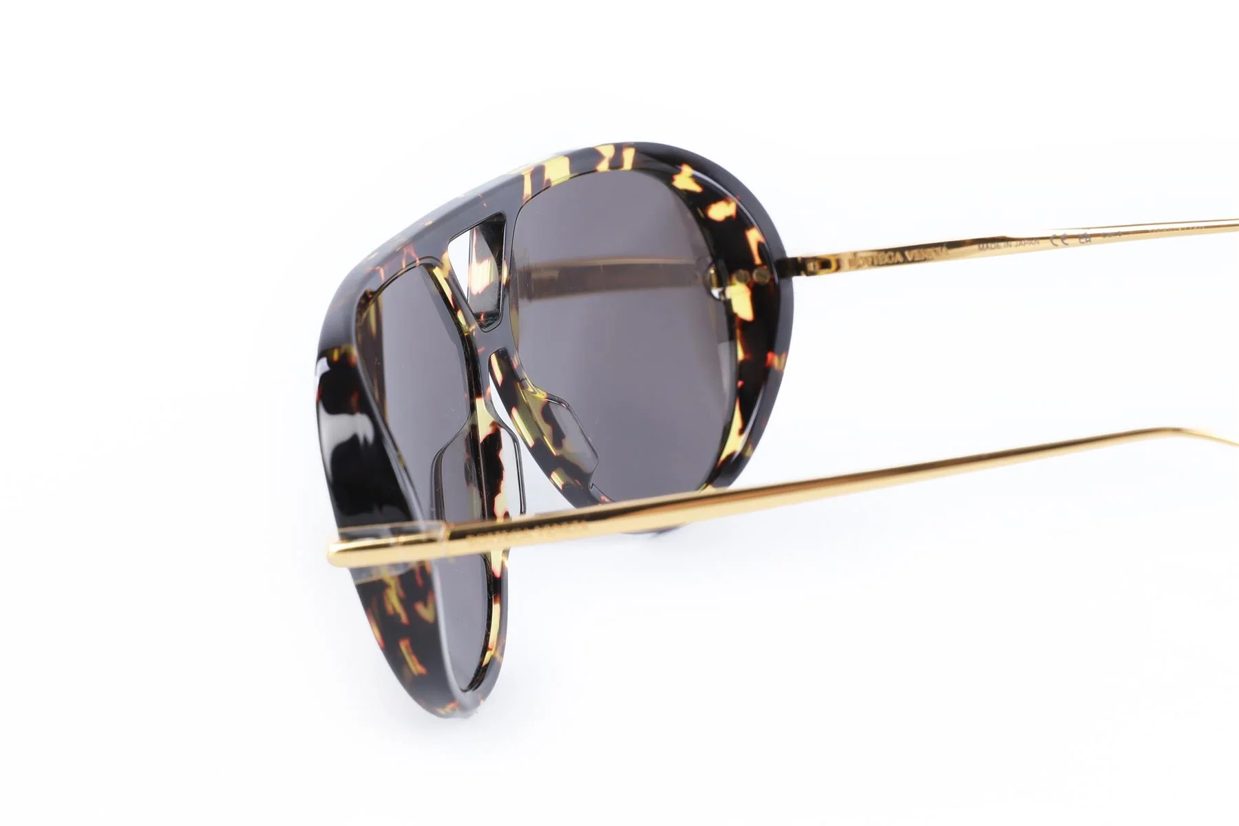 BOTTEGA VENETA BROWN FRAME SUNGLASSES - Image 5