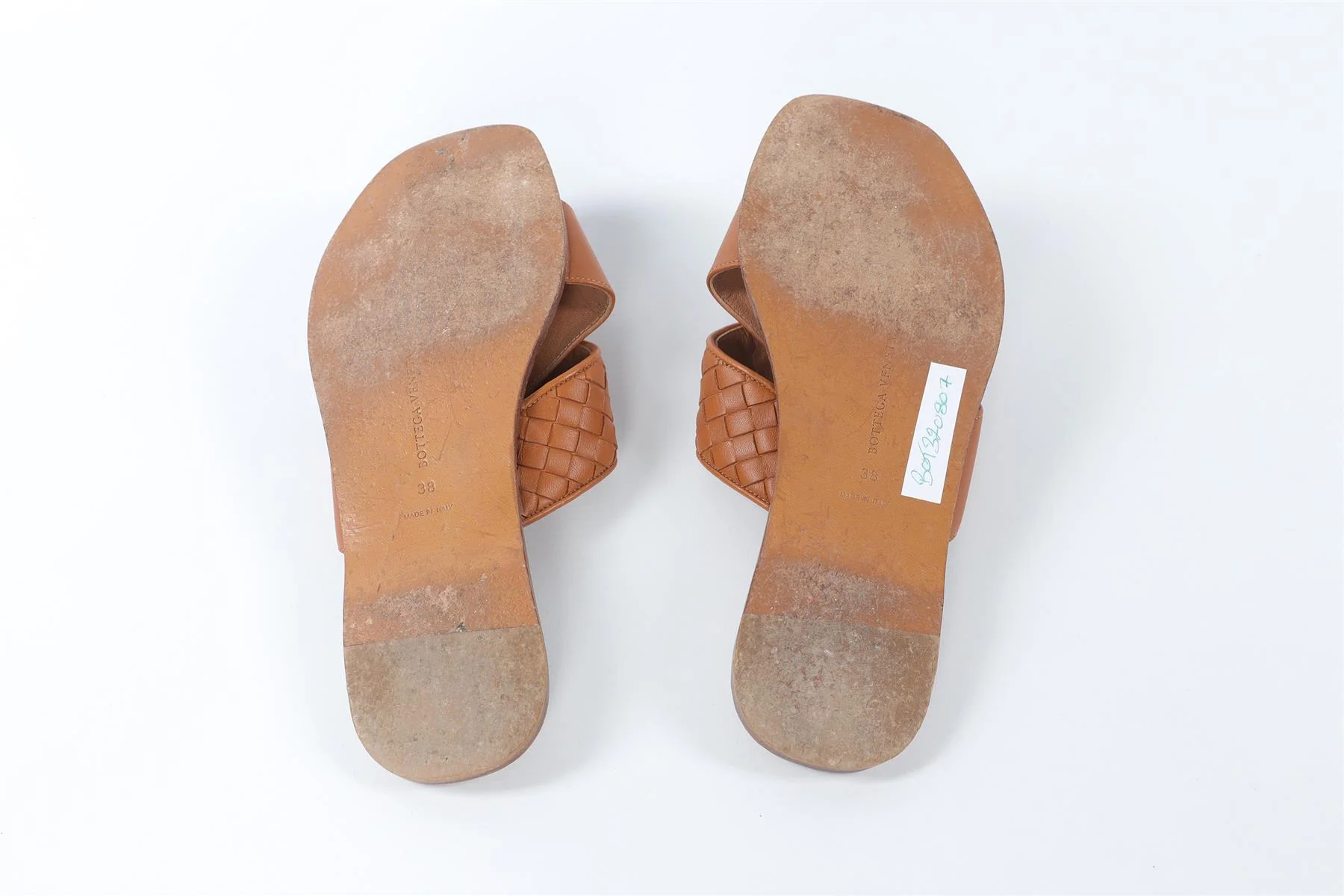 BOTTEGA VENETA BROWN LEATHER SANDALS EU 38 UK 5 US 8 - Image 6