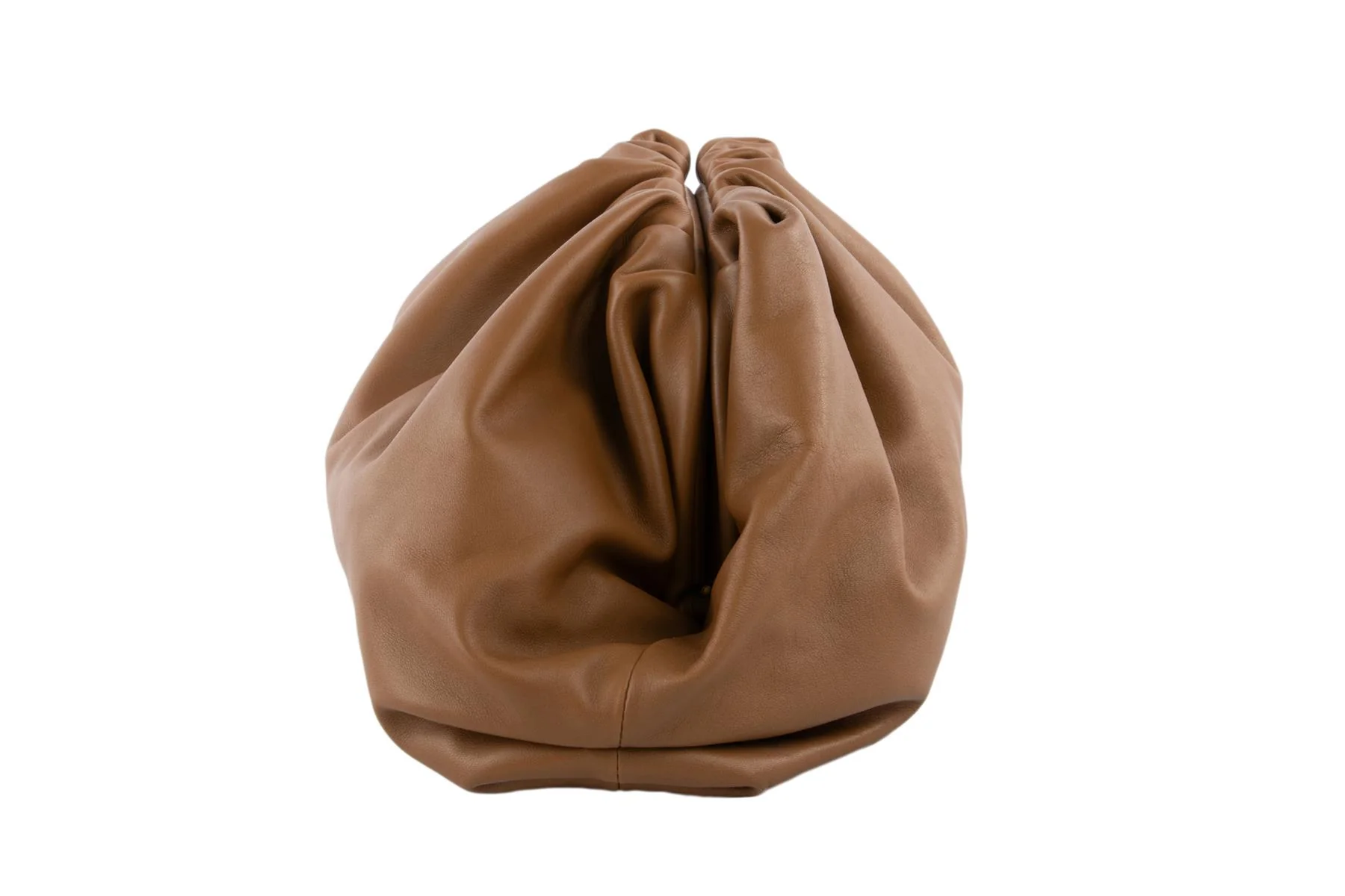 BOTTEGA VENETA BROWN POUCH LARGE LEATHER CLUTCH - Image 5