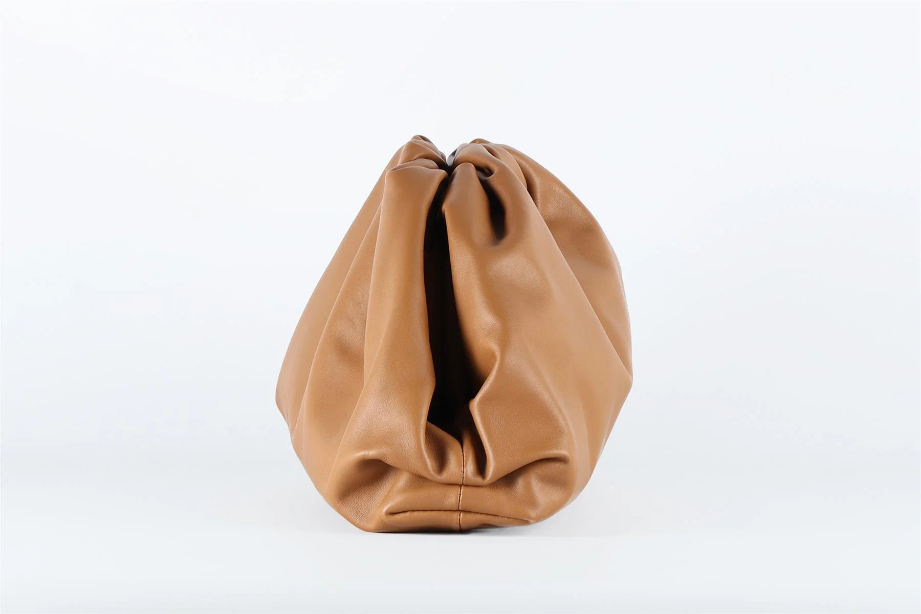 BOTTEGA VENETA BROWN POUCH LARGE LEATHER CLUTCH - Image 5
