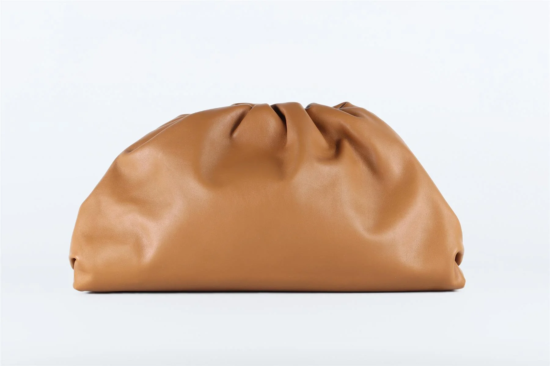 BOTTEGA VENETA BROWN POUCH LARGE LEATHER CLUTCH - Image 6