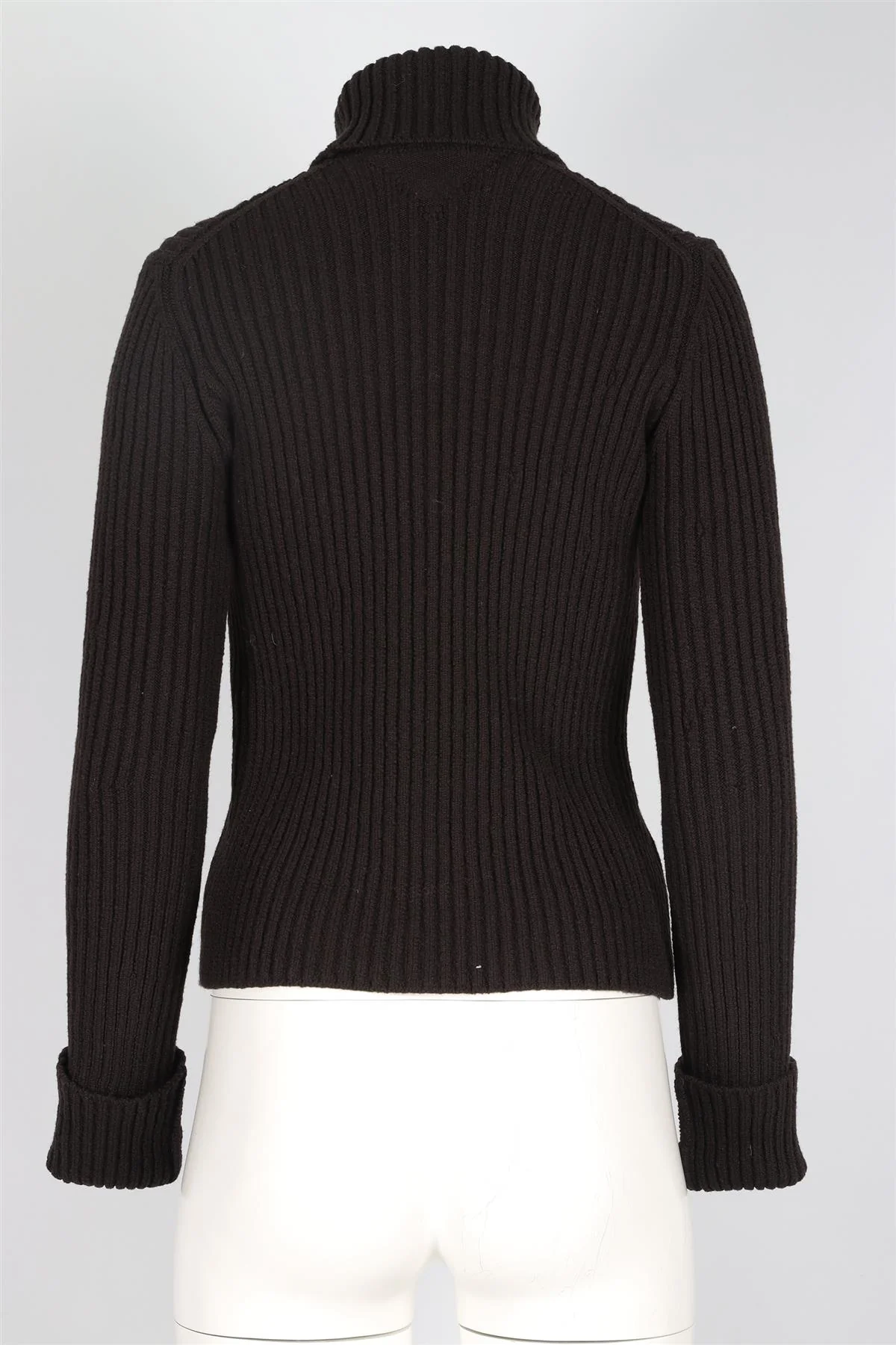 BOTTEGA VENETA BROWN WOOL SWEATER LARGE - Image 4