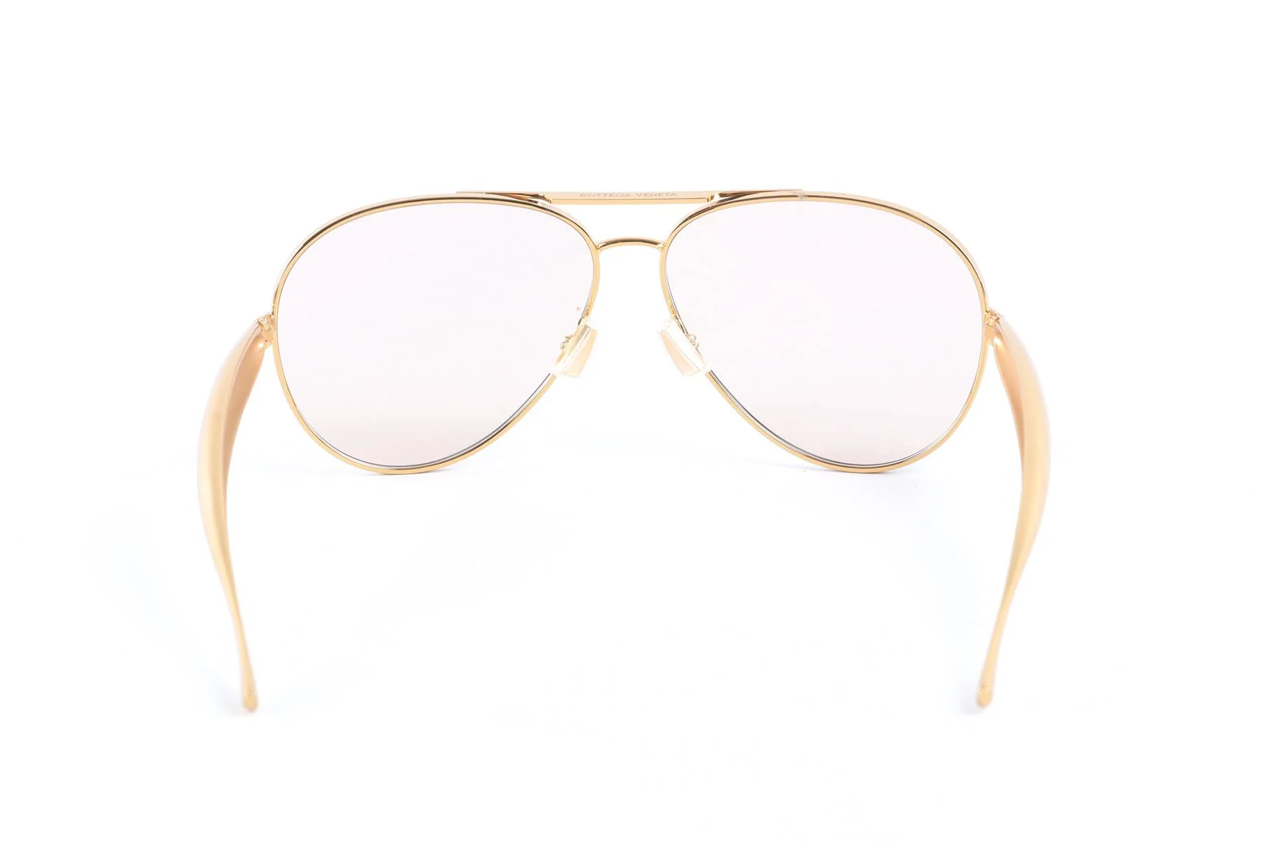 BOTTEGA VENETA GOLD FRAME SUNGLASSES - Image 4
