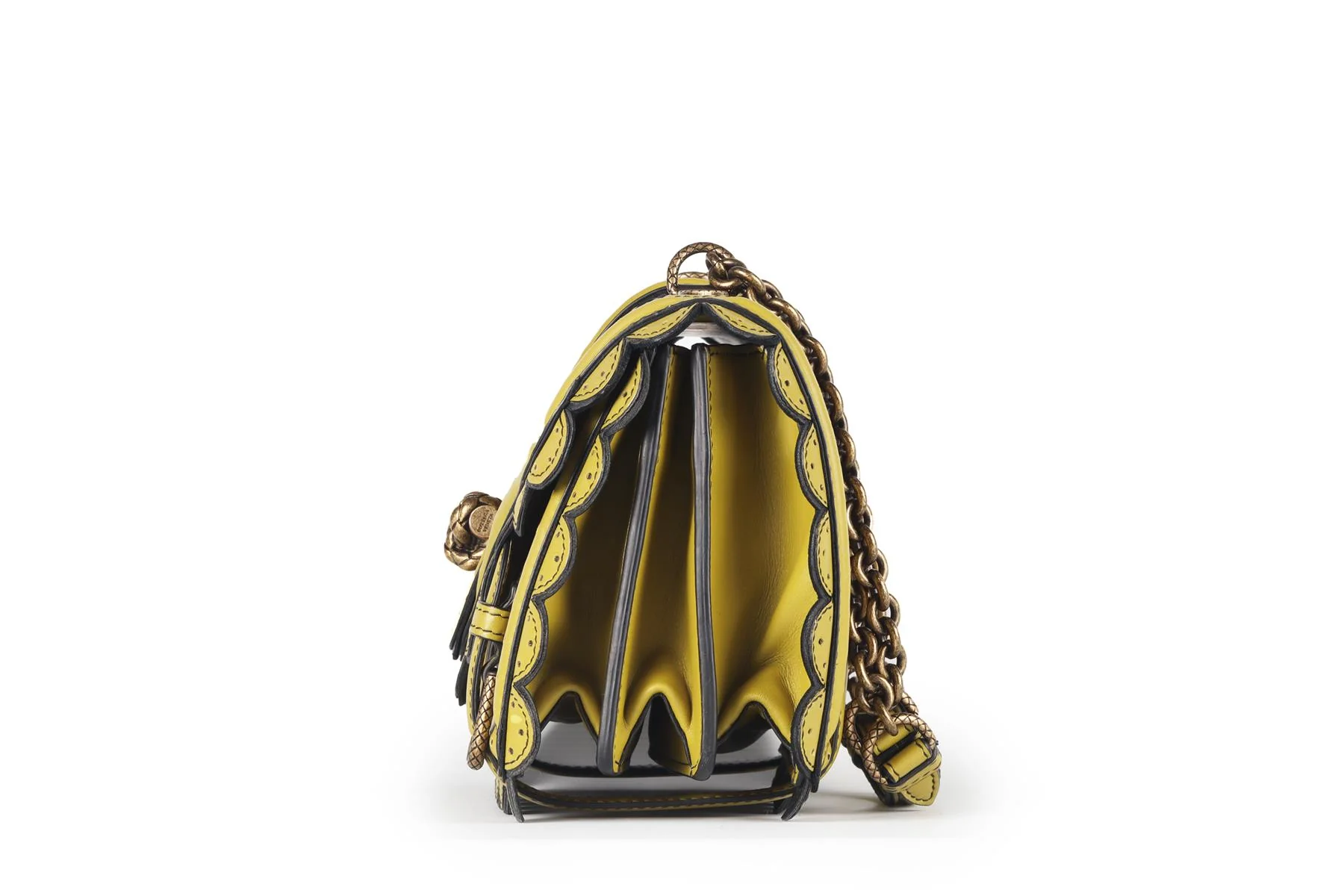 BOTTEGA VENETA GREEN CITY KNOT INTRECCIATO LEATHER SHOULDER BAG - Image 6