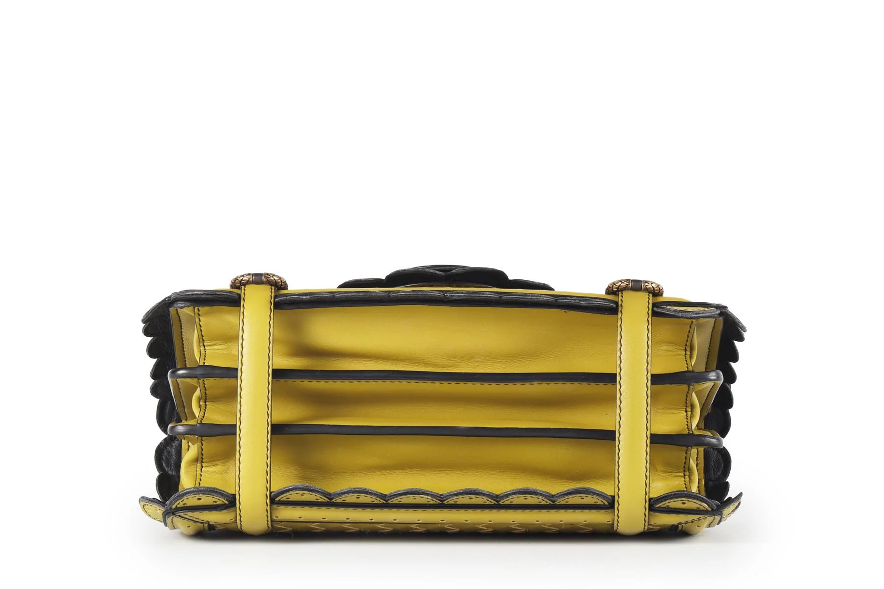 BOTTEGA VENETA GREEN CITY KNOT INTRECCIATO LEATHER SHOULDER BAG - Image 8