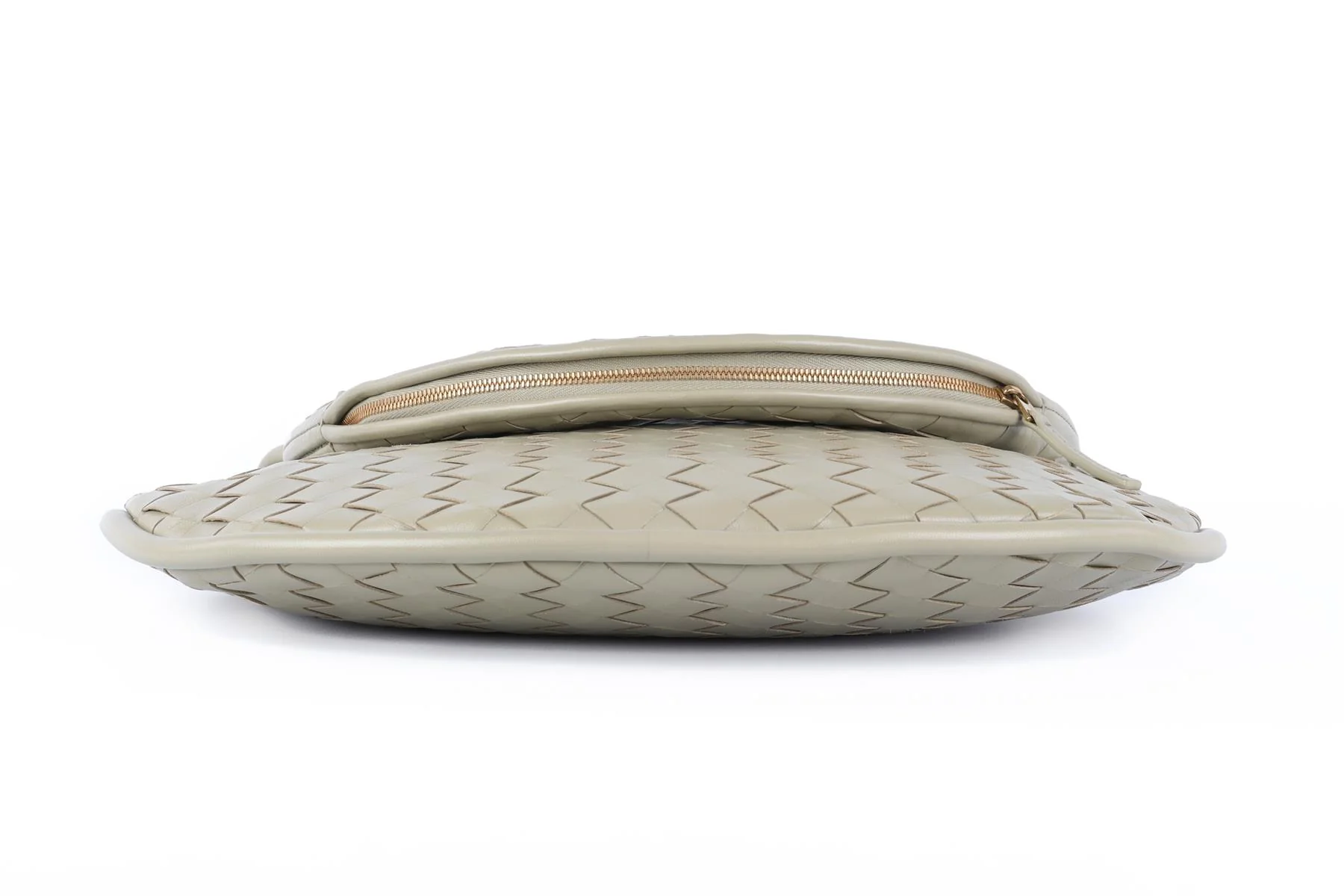 BOTTEGA VENETA GREEN GEMELLI MEDIUM INTRECCIATO LEATHER SHOULDER BAG - Image 7