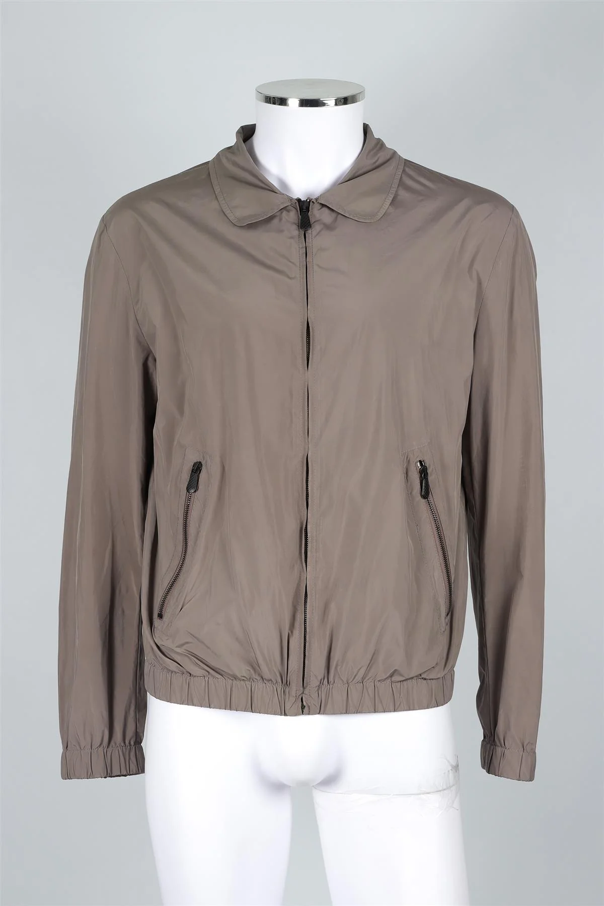 BOTTEGA VENETA GREY MEN'S SHELL JACKET IT 50 UK/US 40 - Image 2