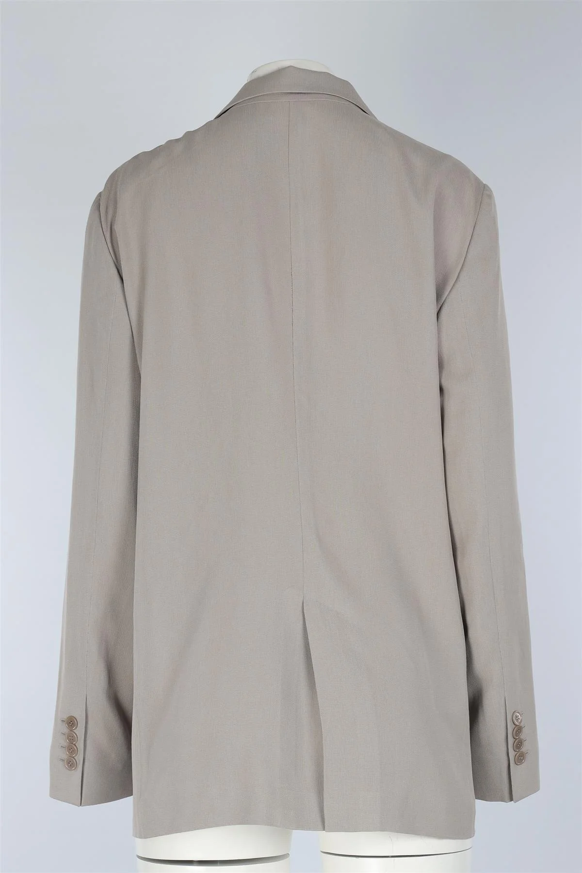 BOTTEGA VENETA GREY SILK TOP IT 46 UK 14 - Image 4