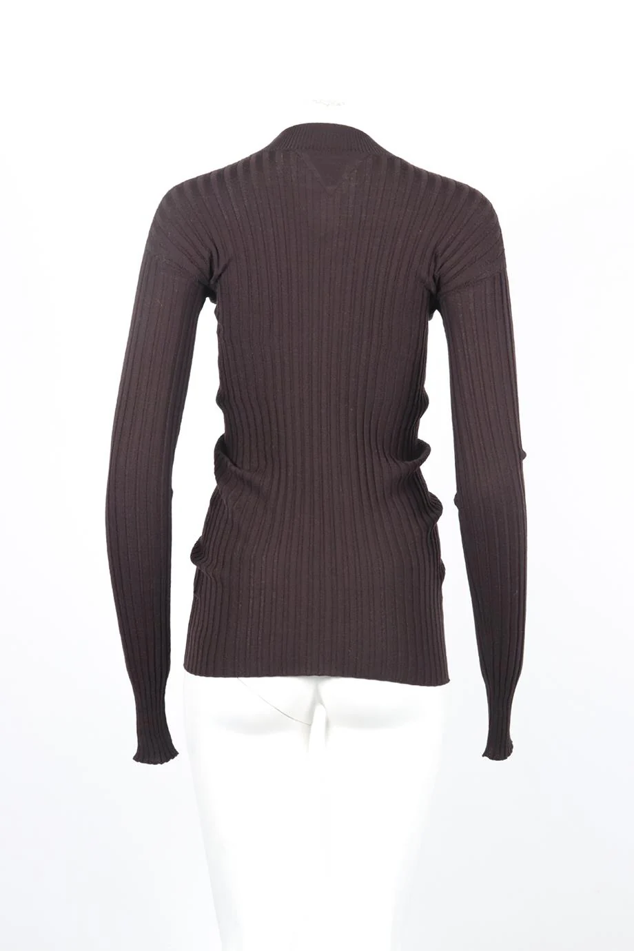 BOTTEGA VENETA STRETCH JERSEY SWEATER SMALL - Image 4