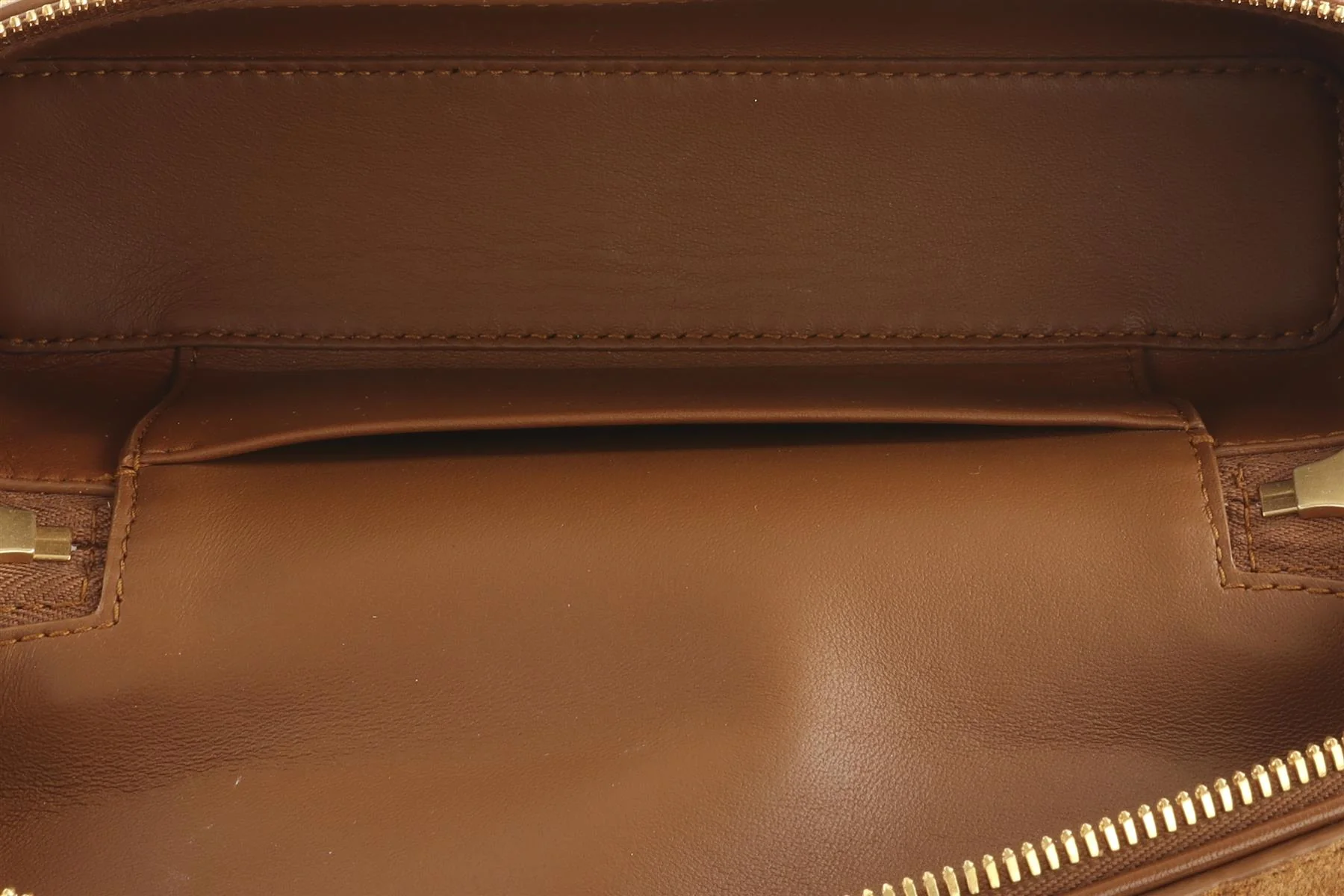 BOTTEGA VENETA TAN BANG BANG VANITY MINI INTRECCIATO SUEDE TOTE BAG - Image 10