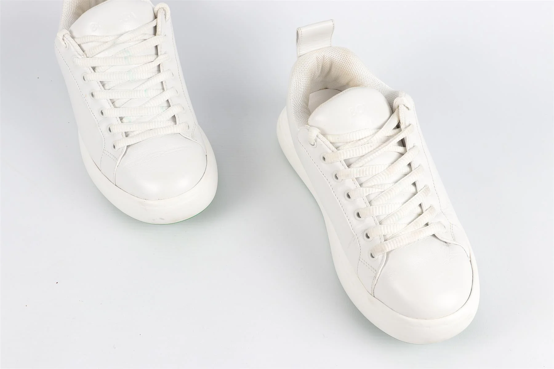 BOTTEGA VENETA WHITE PILLOW LEATHER SNEAKERS EU 39 UK 6 US 9 - Image 4