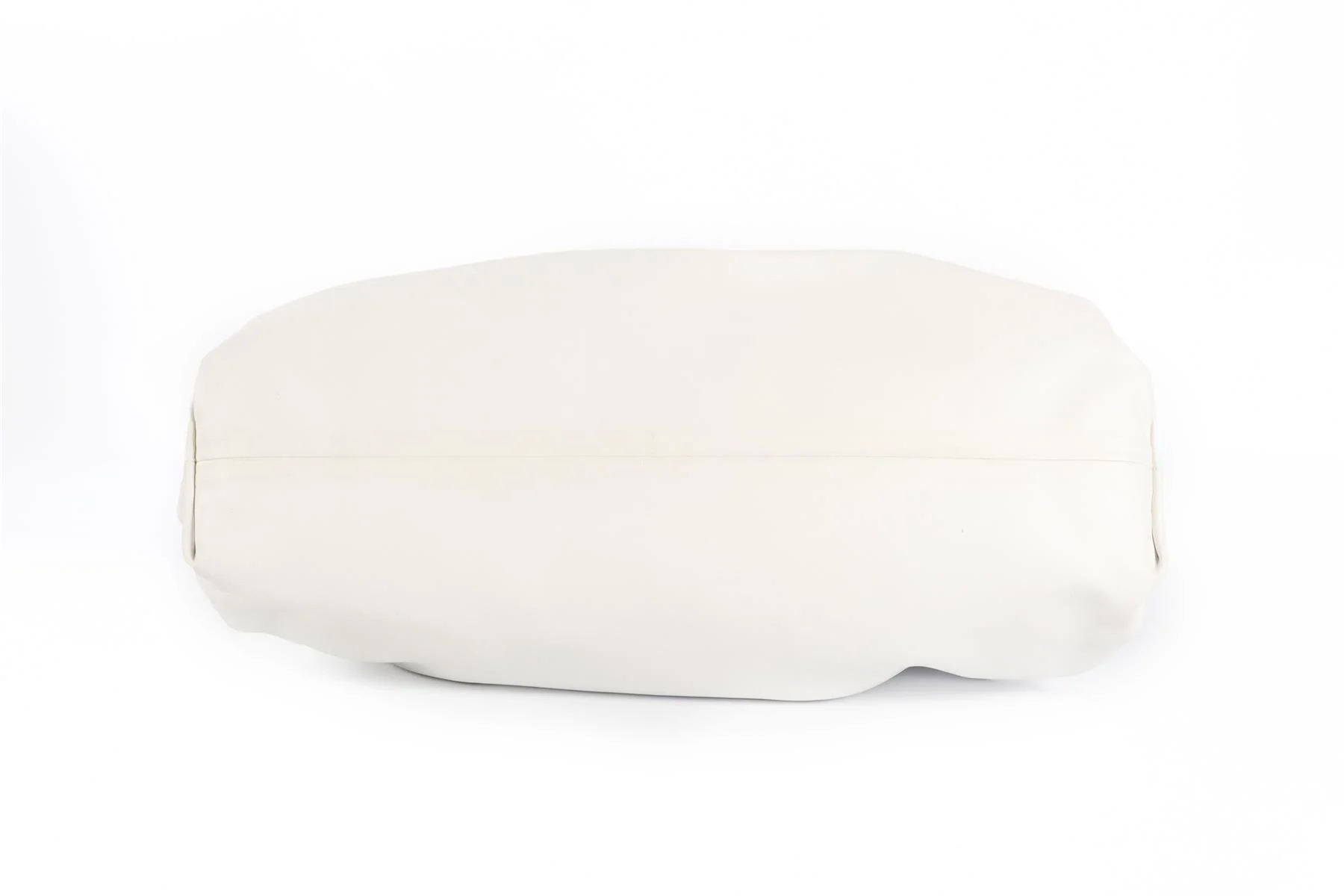 BOTTEGA VENETA WHITE POUCH LARGE LEATHER CLUTCH - Image 7