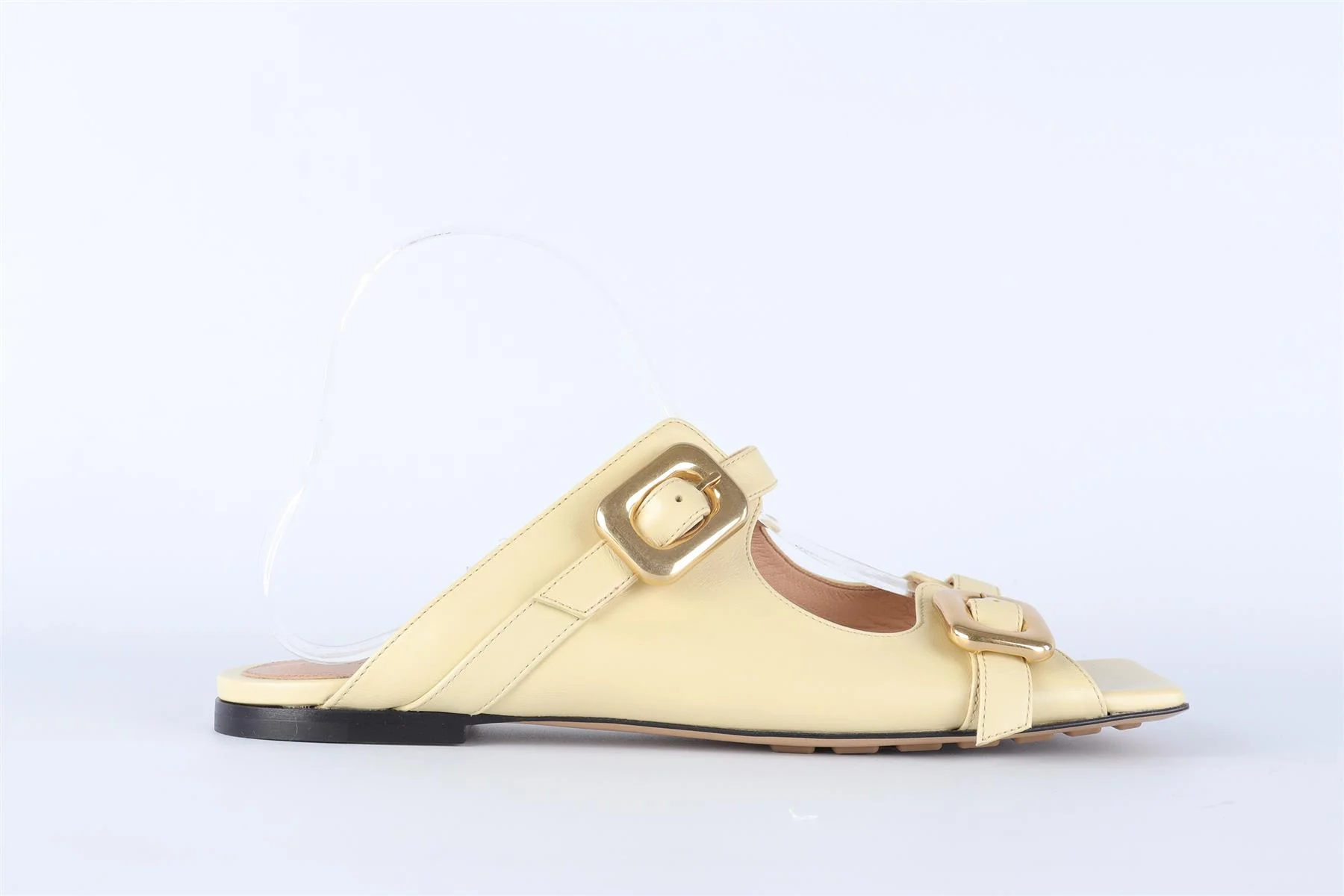 BOTTEGA VENETA YELLOW LEATHER SANDALS EU 39 UK 6 US 9 - Image 2