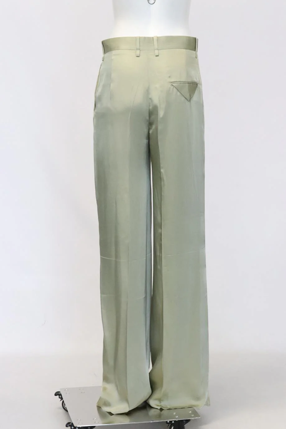 BOTTEGA VENETTA SATIN WIDE LEG PANTS IT 38 UK 8 - Image 4
