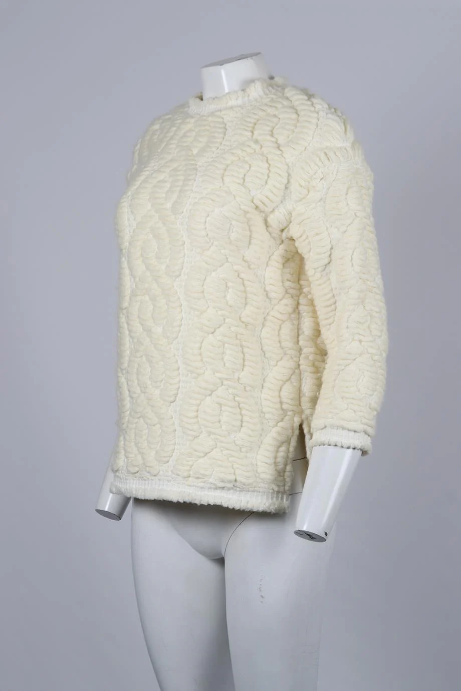 BRANDON MAXWELL WOOL BLEND TOP XSMALL - Image 3