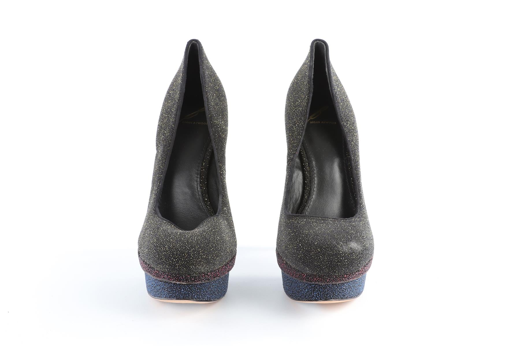 BRIAN ATWOOD MULTI FABRIC PLATFORM PUMPS - Image 3