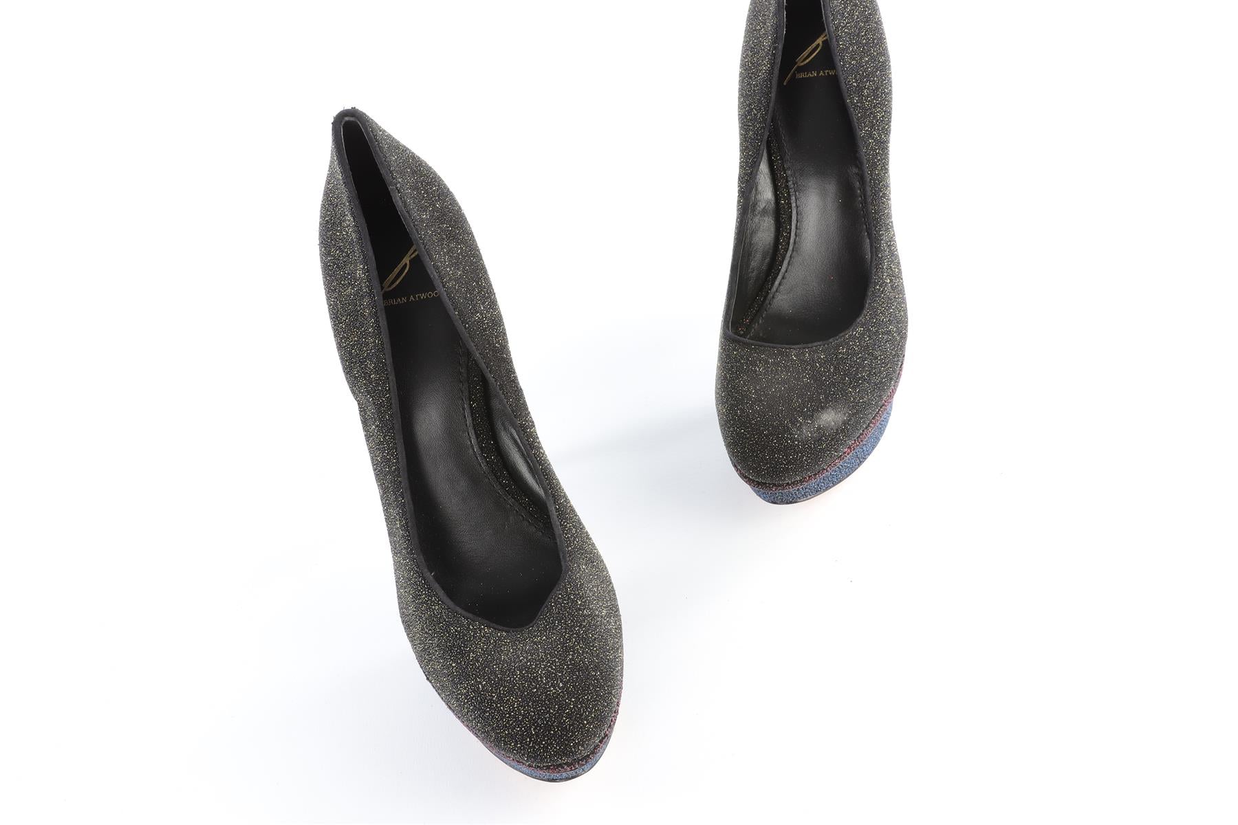 BRIAN ATWOOD MULTI FABRIC PLATFORM PUMPS - Image 4