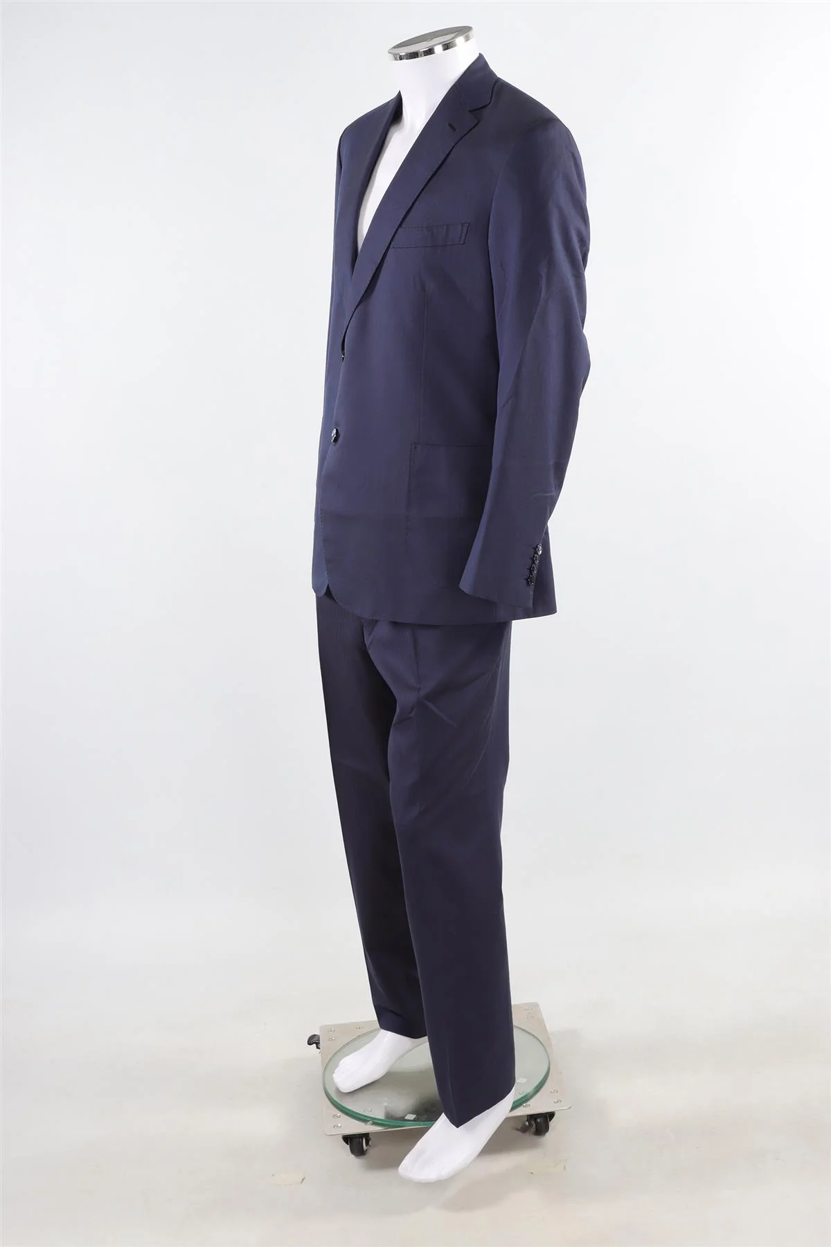 BRIONI NAVY MEN'S SILK TWO PIECE SUIT IT 46 UK/US 36 - Image 3