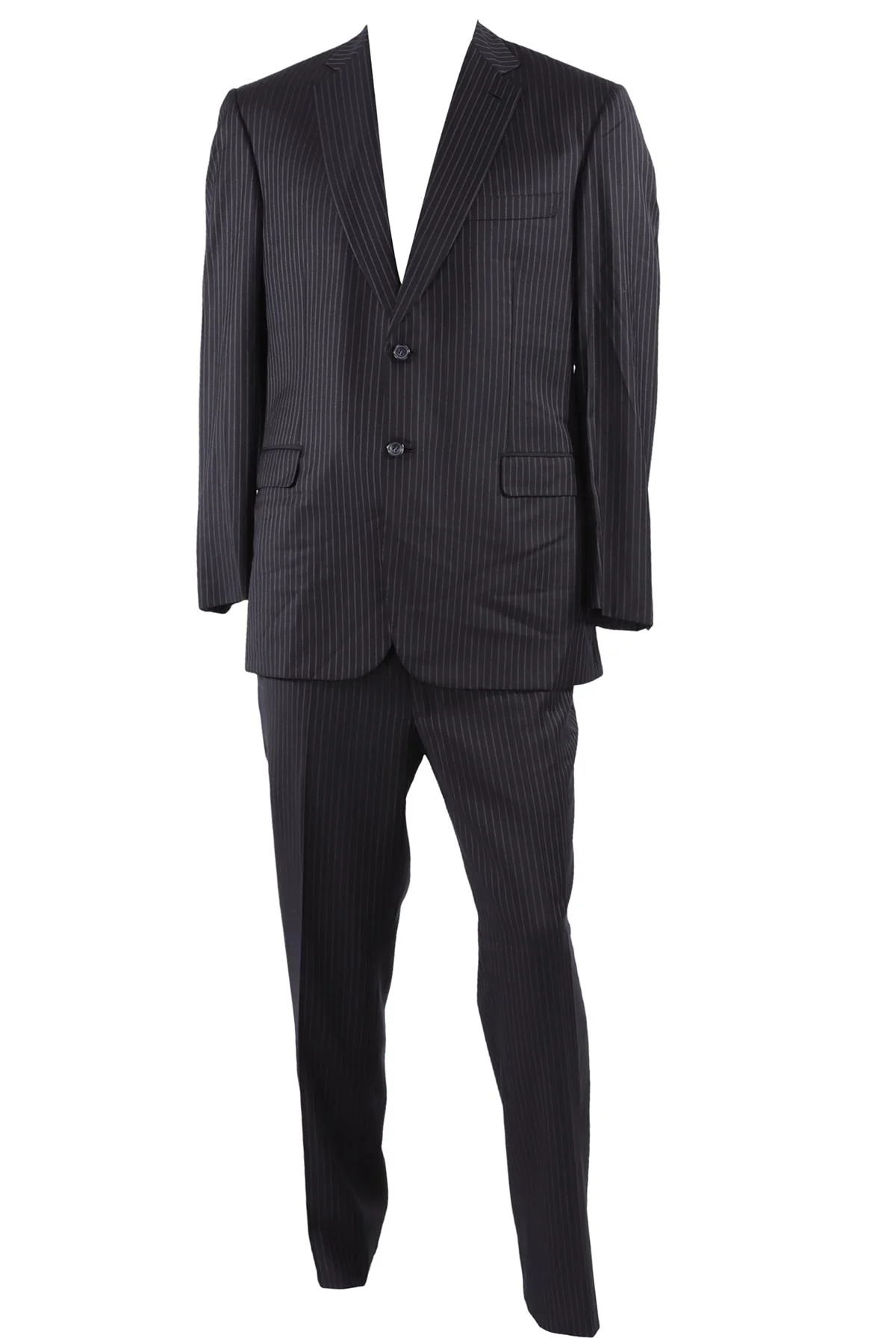 BRIONI NAVY MEN'S WOOL TWO PIECE SUIT IT 44 UK/US 34