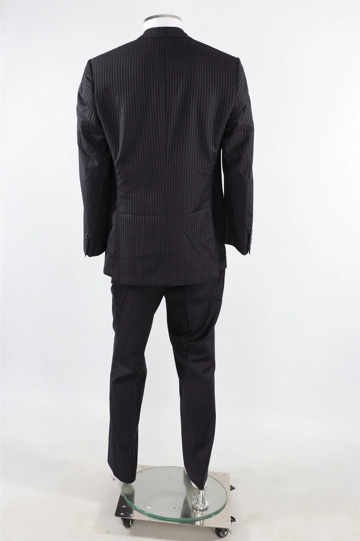 BRIONI NAVY MEN'S WOOL TWO PIECE SUIT IT 44 UK/US 34 - Image 4