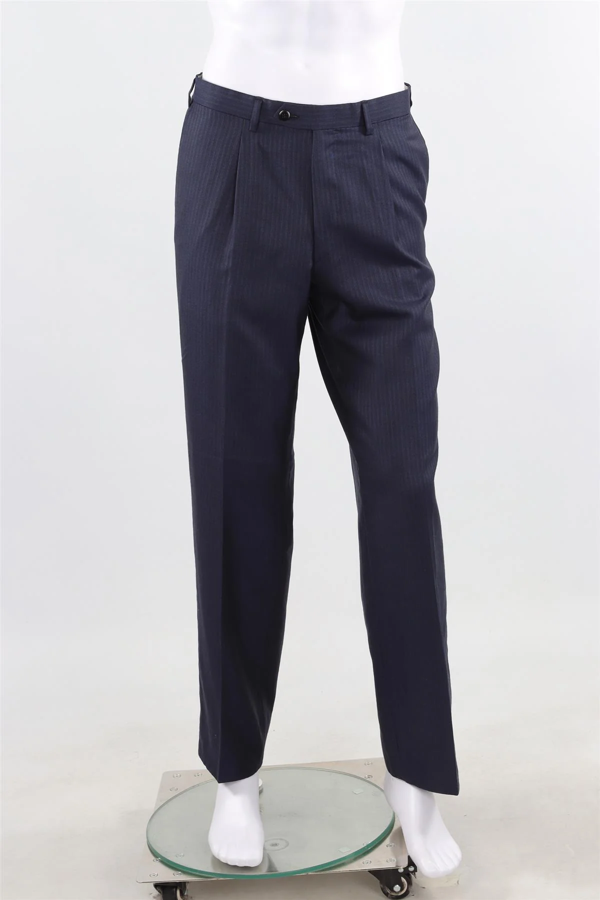 BRONI NAVY BLUE MEN'S CASHMERE TWO PIECE SUIT IT 50 UK/US 40 - Image 5