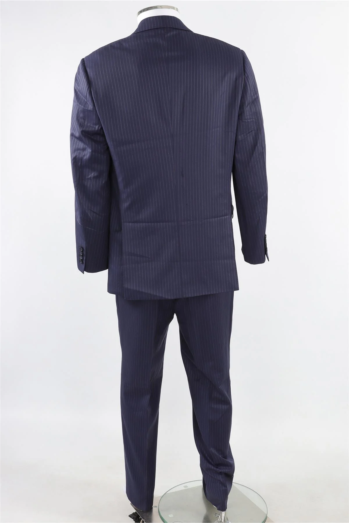 BRONI NAVY MEN'S WOOL TWO PIECE SUIT IT 42 UK/US 32 - Image 4