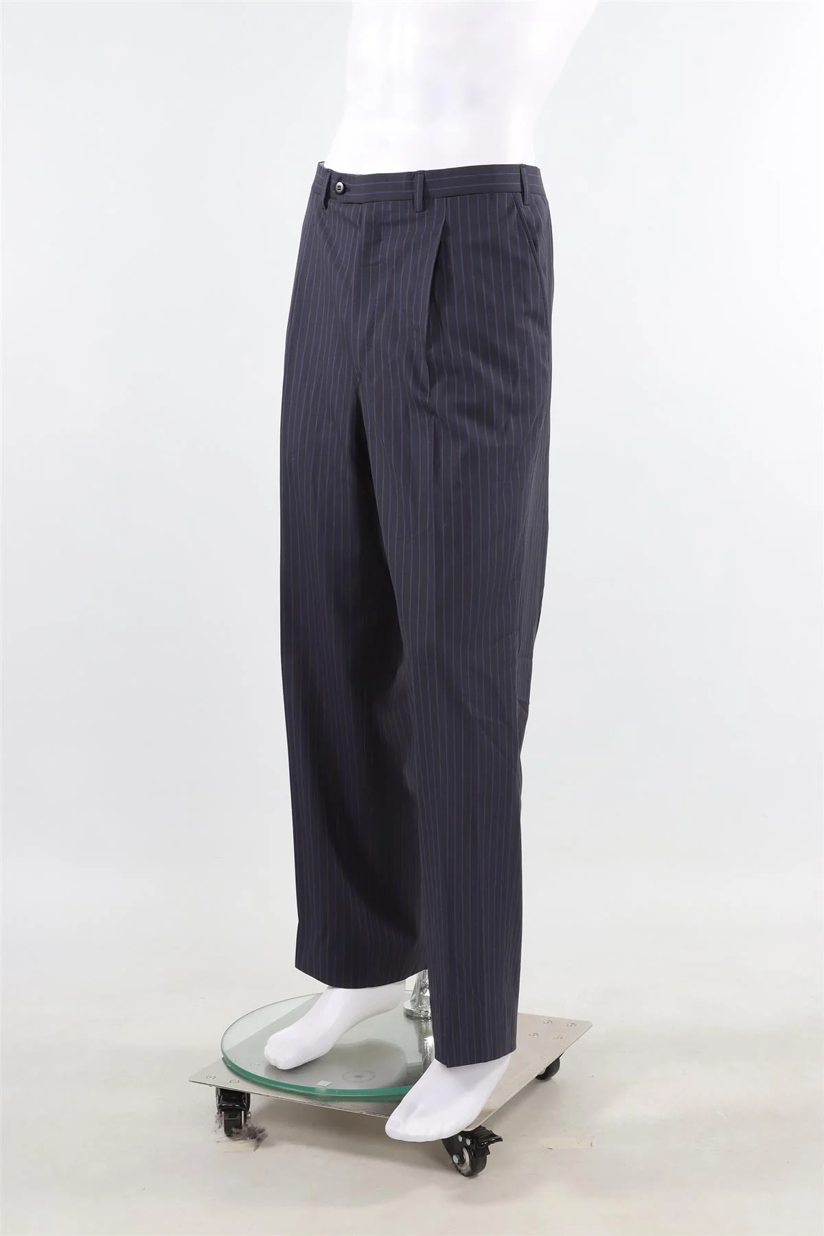 BRONI SUPER150S NAVY BLUE MEN'S WOOL TWO PIECE SUIT IT 52 UK/US 42 - Image 6