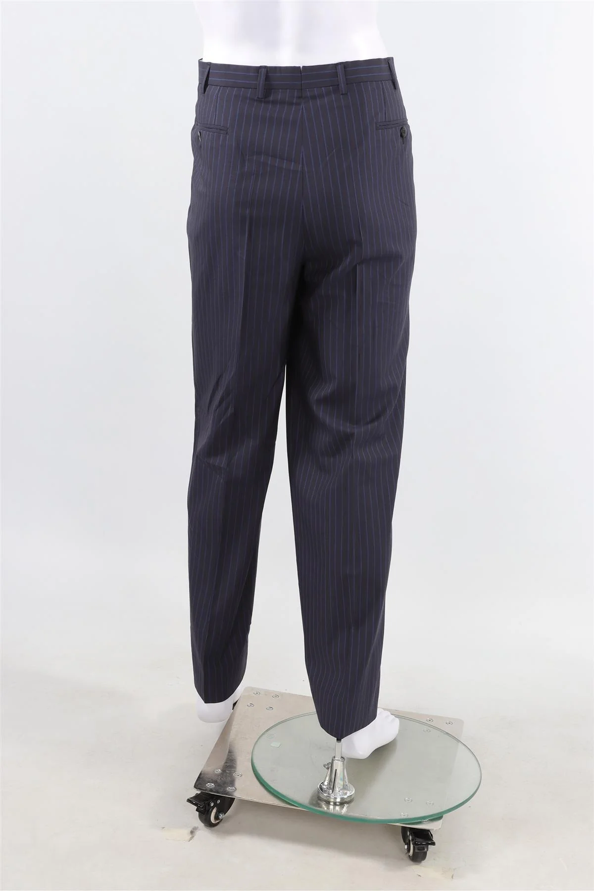 BRONI SUPER150S NAVY BLUE MEN'S WOOL TWO PIECE SUIT IT 52 UK/US 42 - Image 7