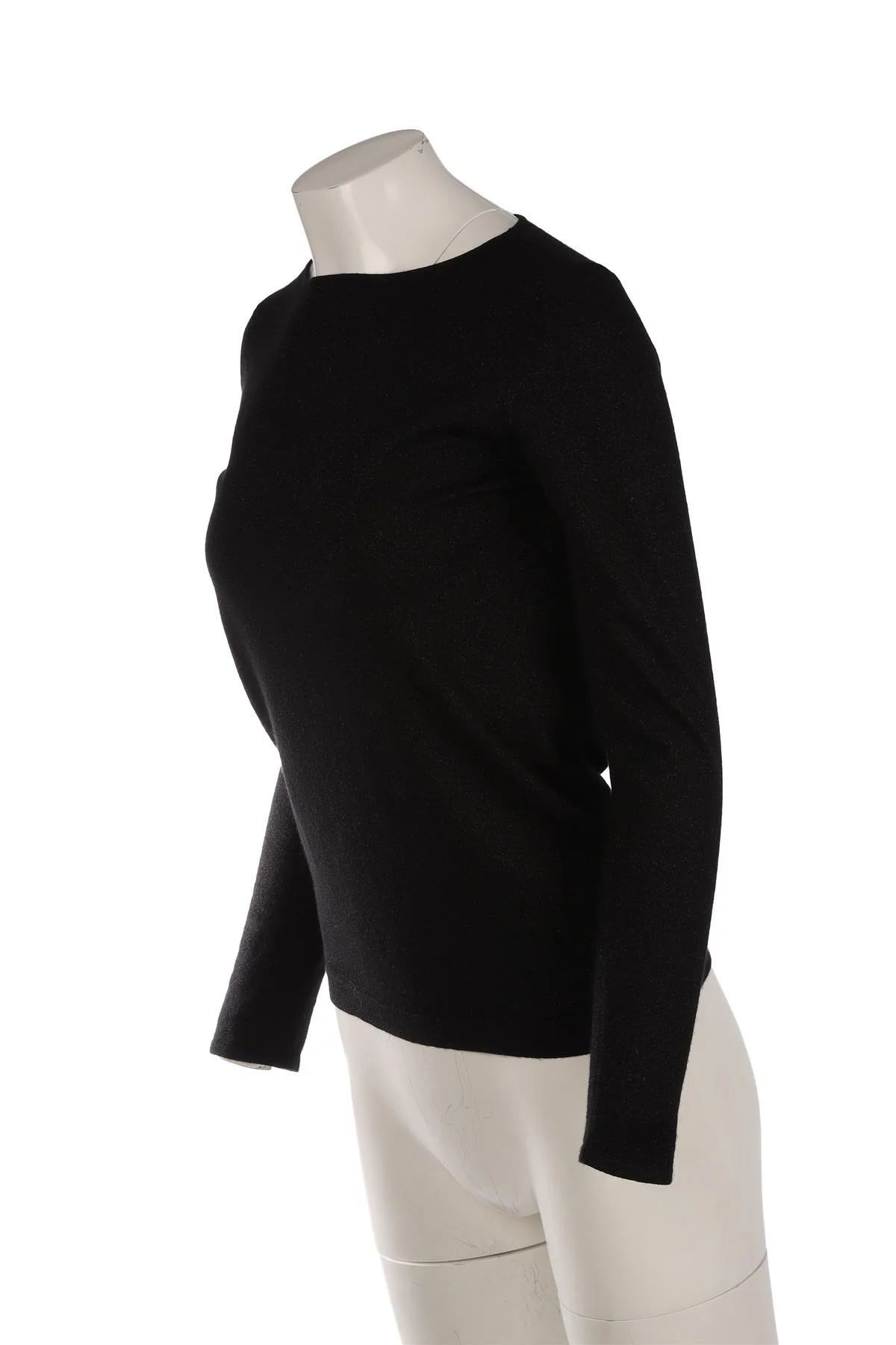 BRUNELLO CUCINELLI BLACK CASHMERE SWEATER MEDIUM - Image 2