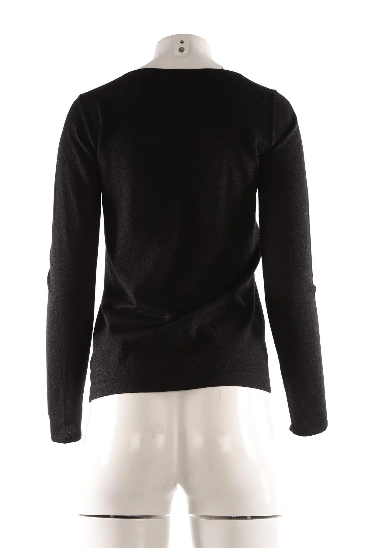 BRUNELLO CUCINELLI BLACK CASHMERE SWEATER MEDIUM - Image 3