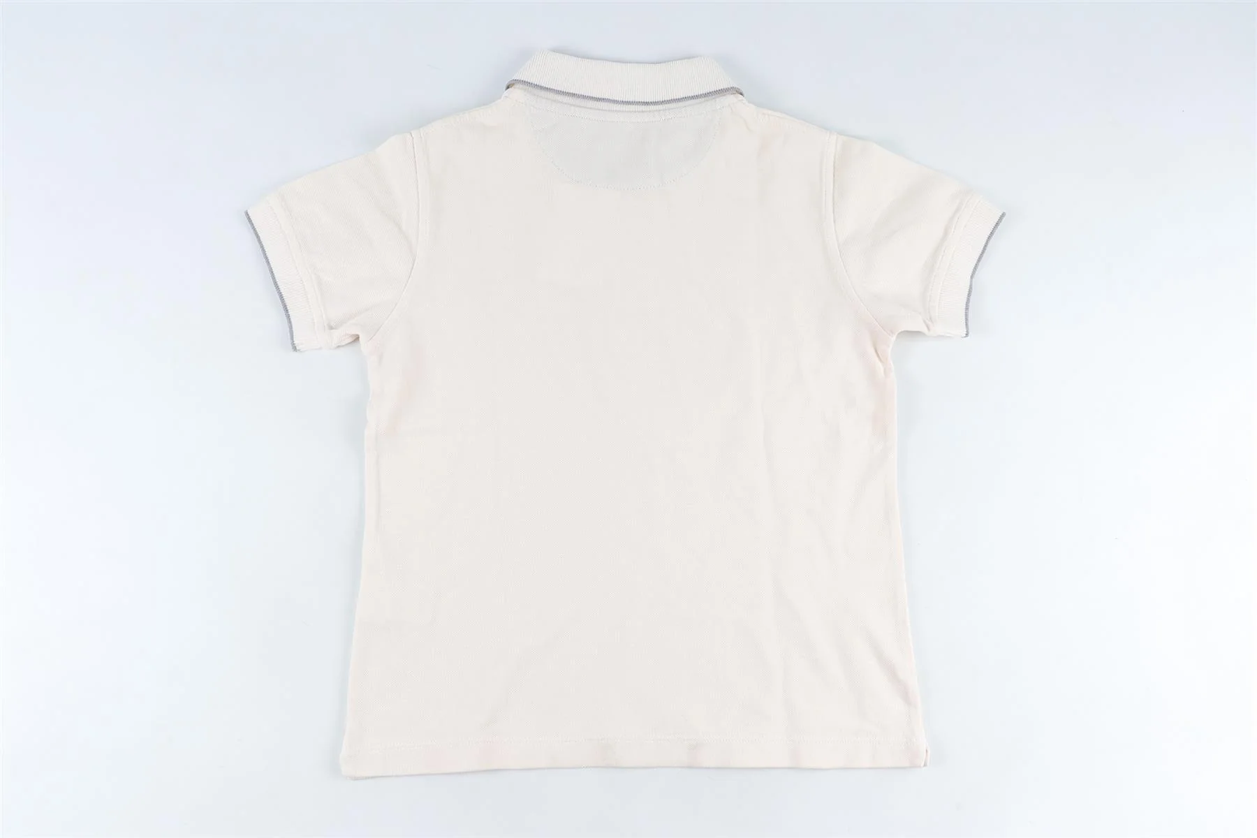 BRUNELLO CUCINELLI CREAM KIDS BOYS POLO SHIRT 6 YEARS - Image 4