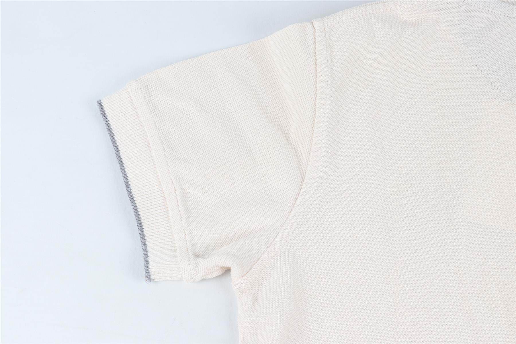BRUNELLO CUCINELLI CREAM KIDS BOYS POLO SHIRT 6 YEARS - Image 5
