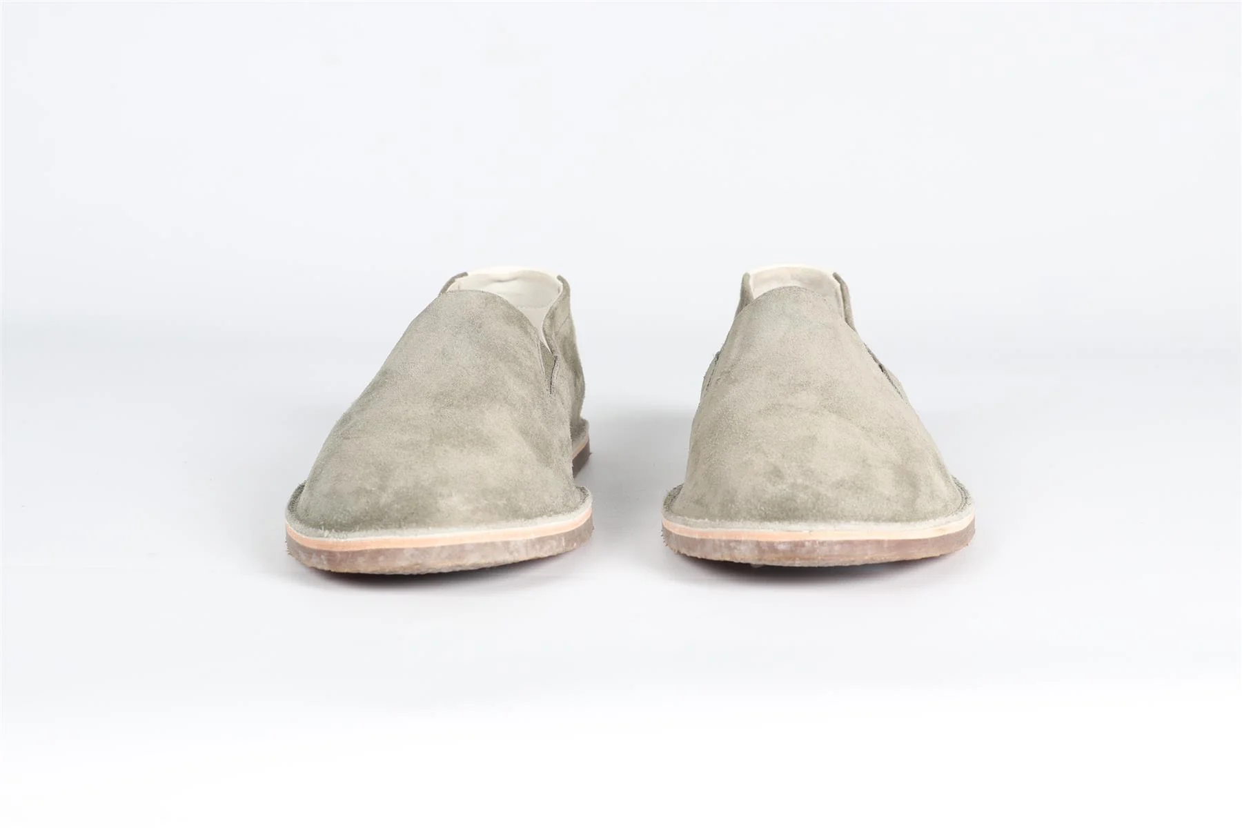 BRUNELLO CUCINELLI GREY KIDS BOYS SUEDE EU 33 - Image 3