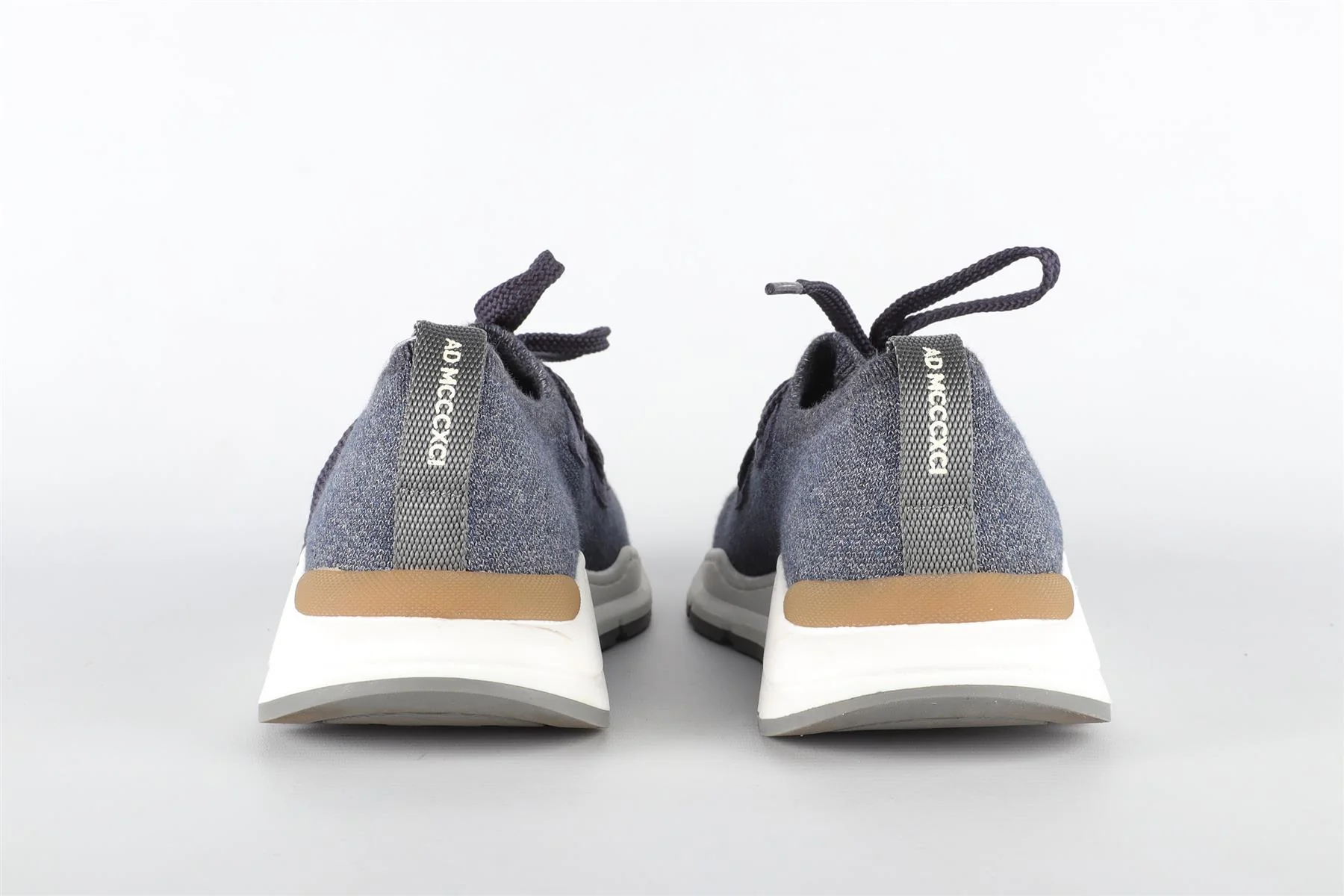 BRUNELLO CUCINELLI NAVY KIDS BOYS SNEAKERS EU 35 UK 2.5 US 3.5 - Image 5