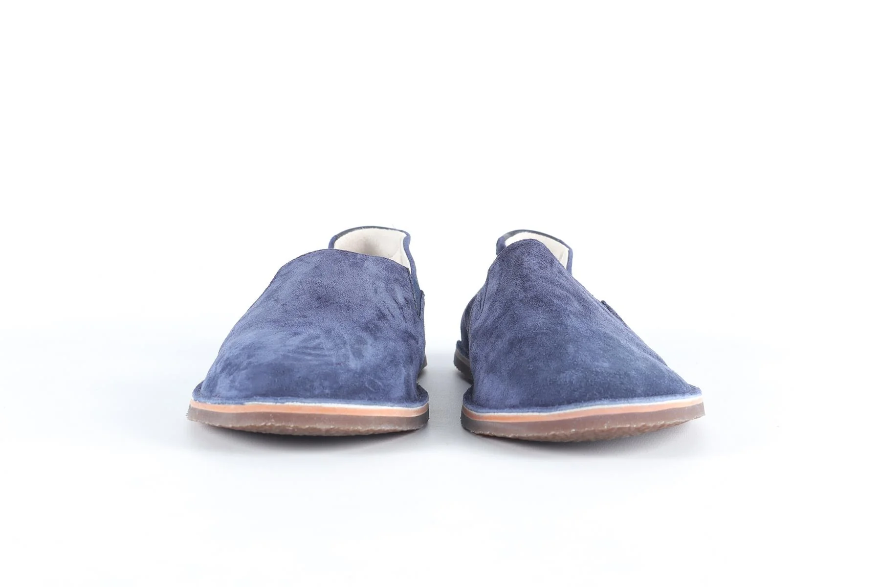 BRUNELLO CUCINELLI NAVY KIDS BOYS SUEDE LOAFERS EU 35 UK 2.5 US 3.5 - Image 3